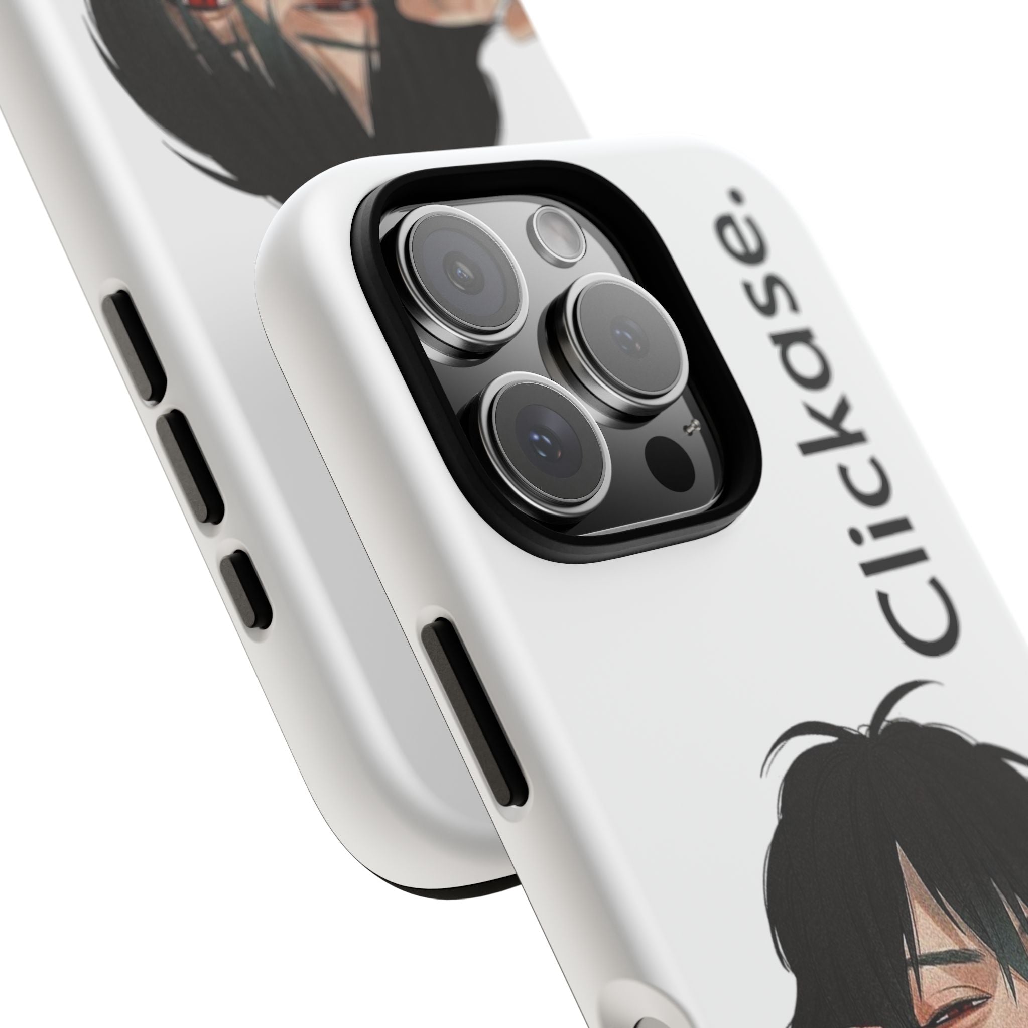 Edgy Anime Rebel Character - Tough Phone Case by