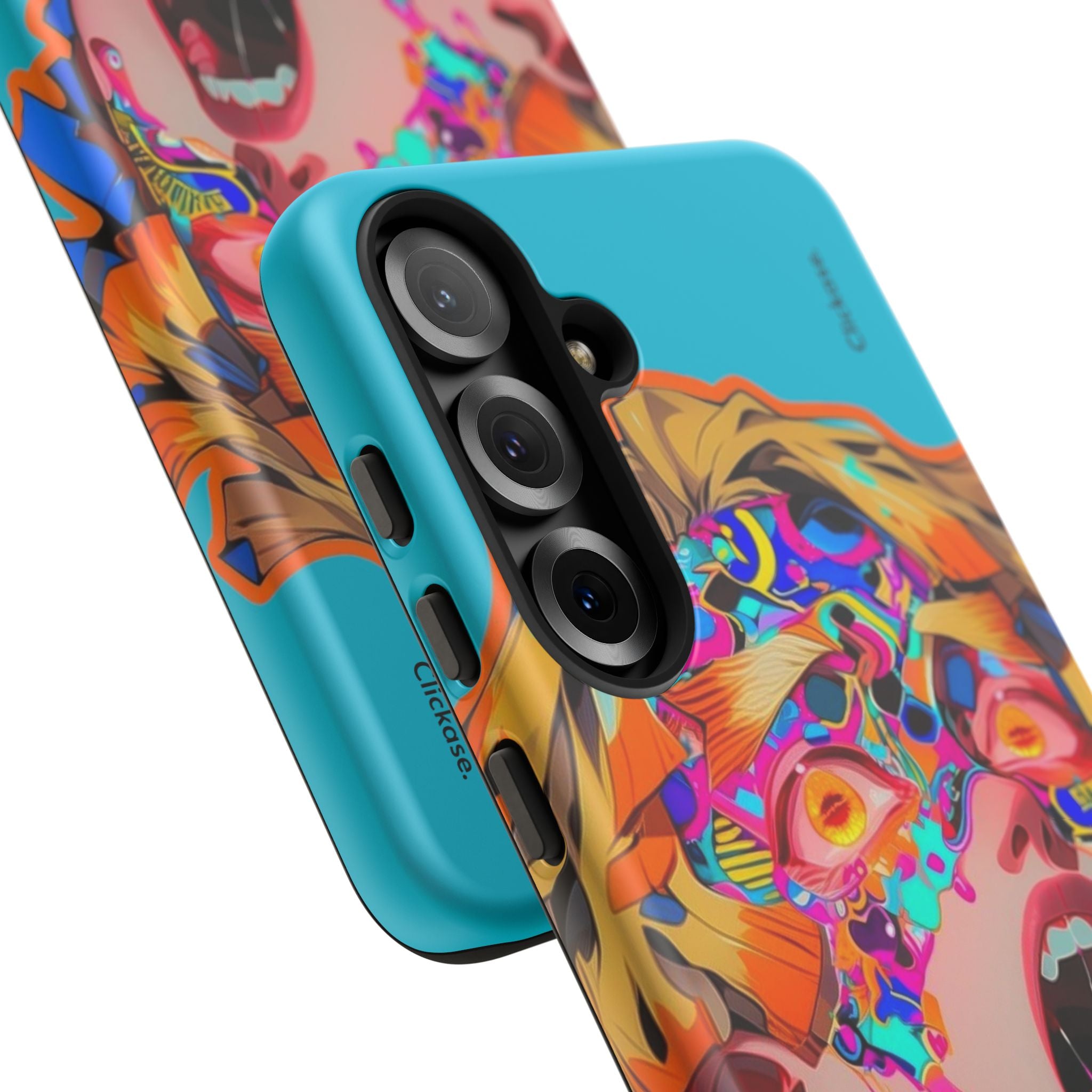 Zenitsu Agatsuma – Neon Thunder Pop Art Tough Phone Case by