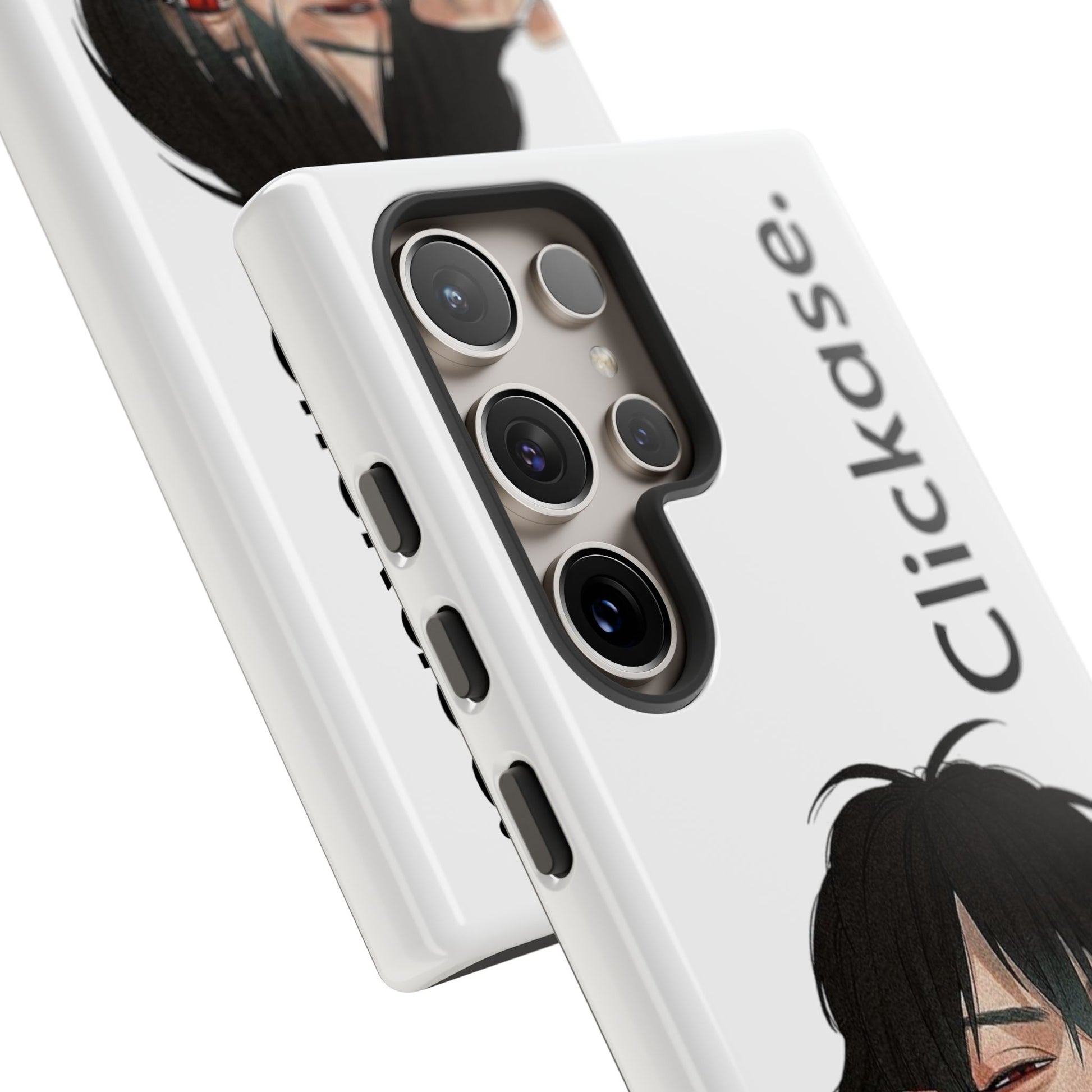 Edgy Anime Rebel Character - Tough Phone Case by