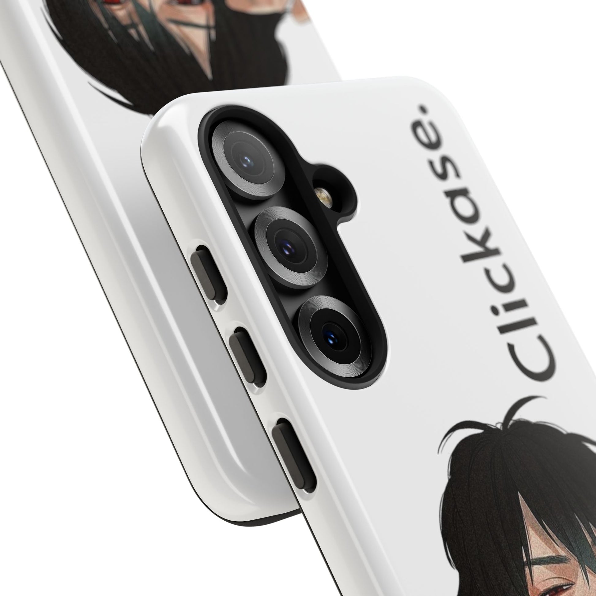 Edgy Anime Rebel Character - Tough Phone Case by