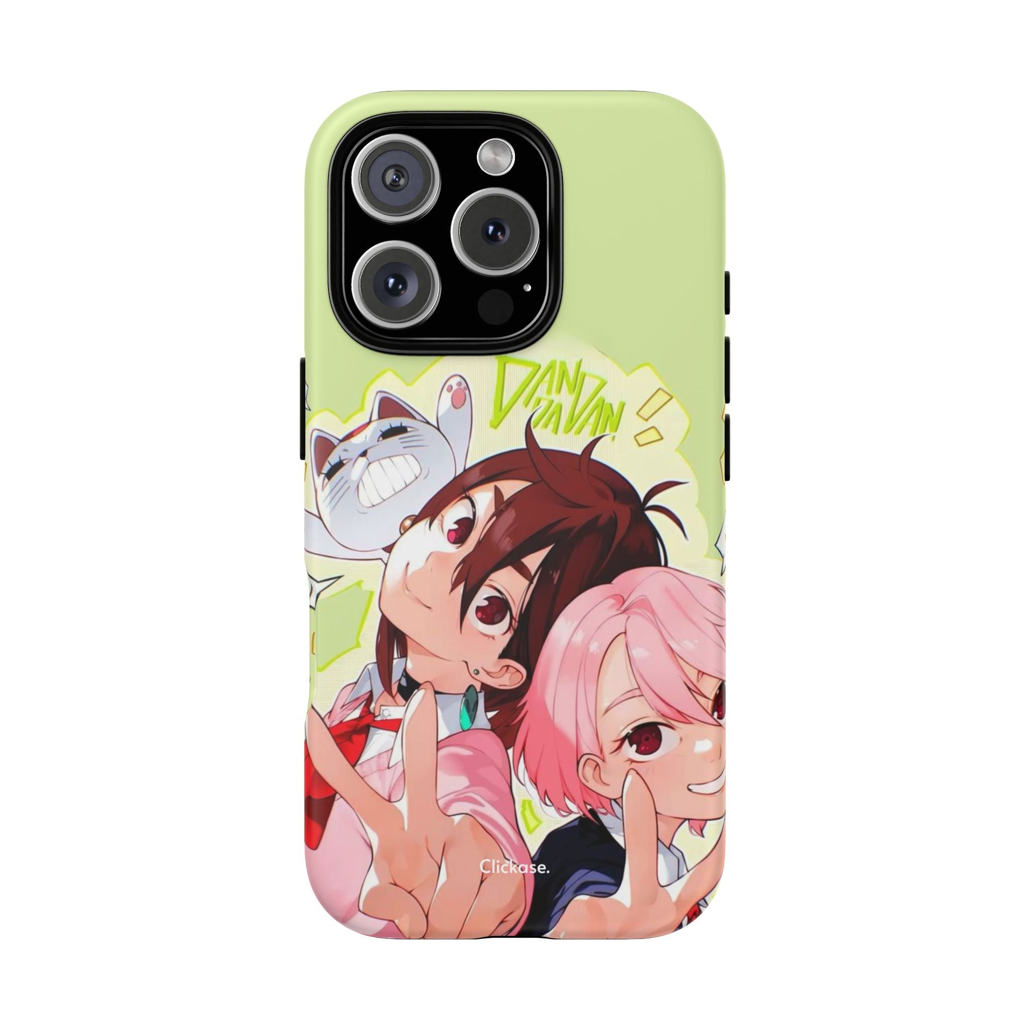Momo & Aira - Dan Da Dan Tough Phone CasePhone CaseClickase®Momo & Aira