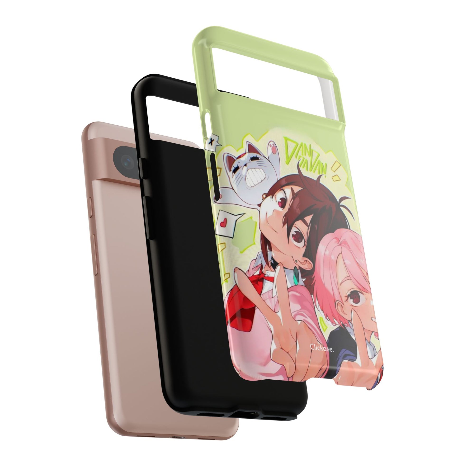 Momo & Aira - Dan Da Dan Tough Phone CasePhone CaseClickase®Momo & Aira