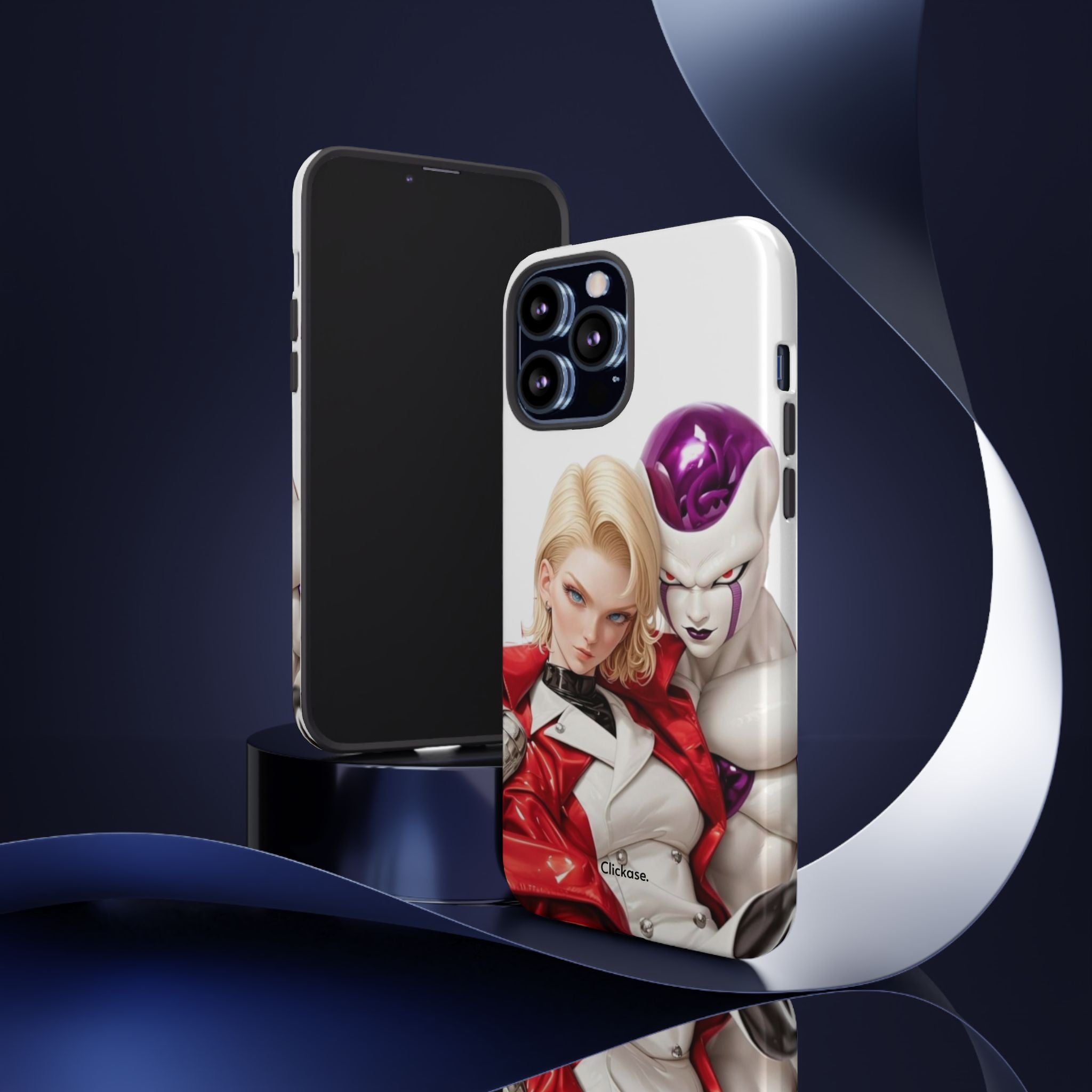 Frieza & Android 18 – Ultimate Power Duo Tough Phone Case by