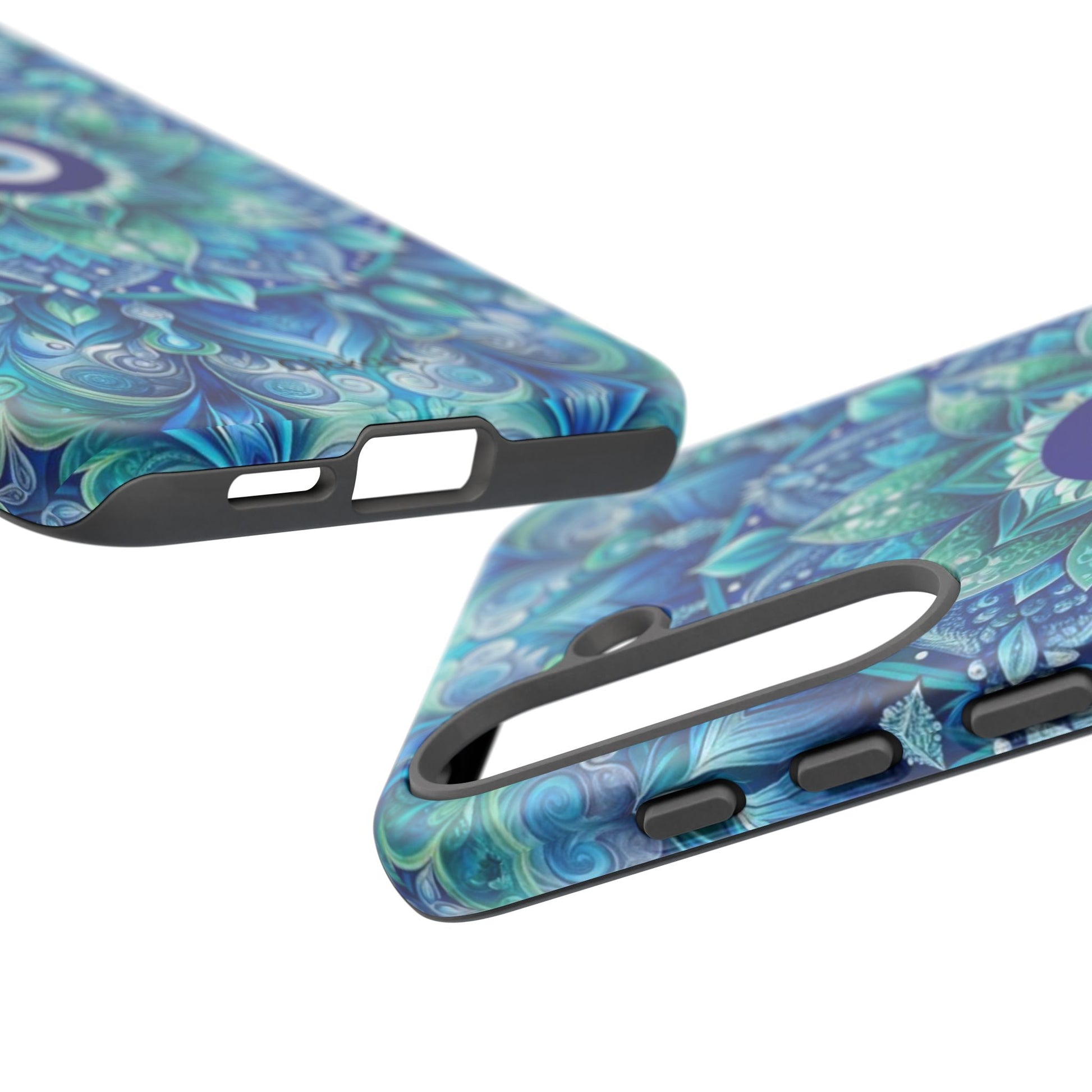 Mandala Design Blue Eye Pattern Tough Phone Case by