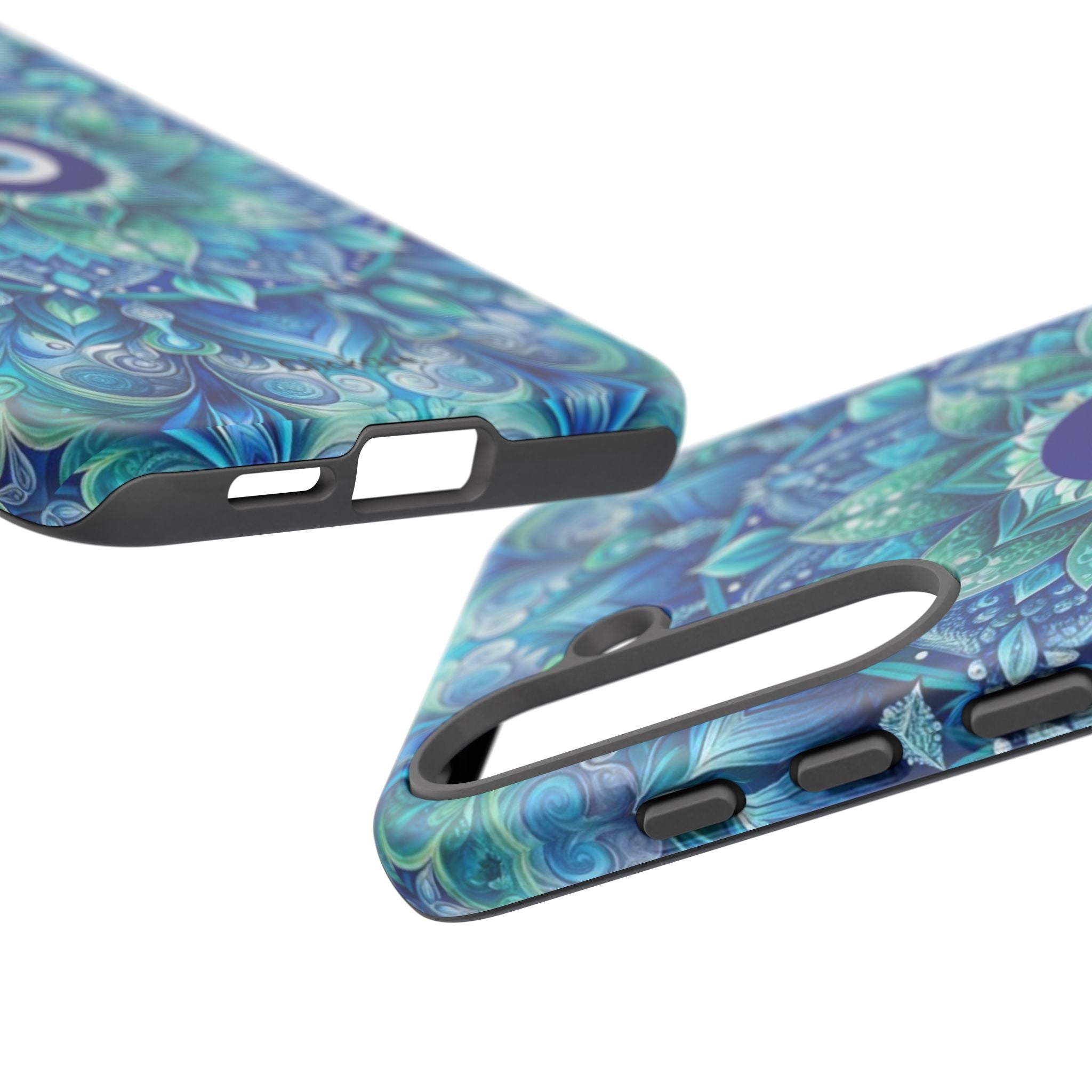 Mandala Design Blue Eye Pattern Tough Phone Case by