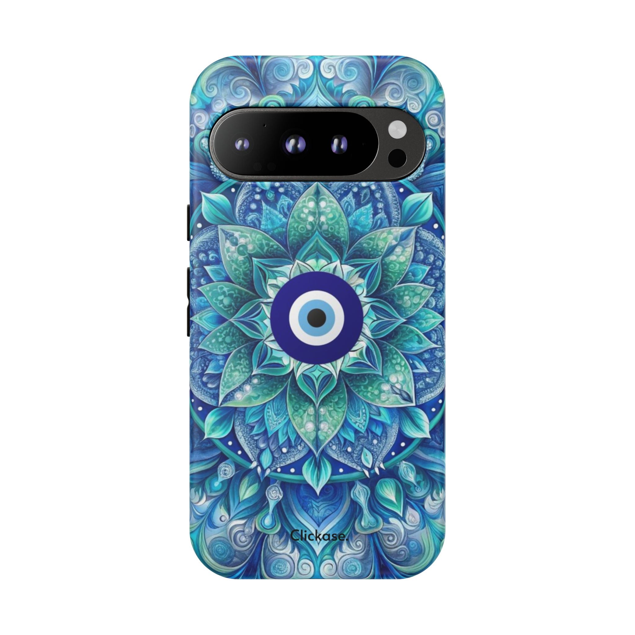 Mandala Design Blue Eye Pattern Tough Phone Case by
