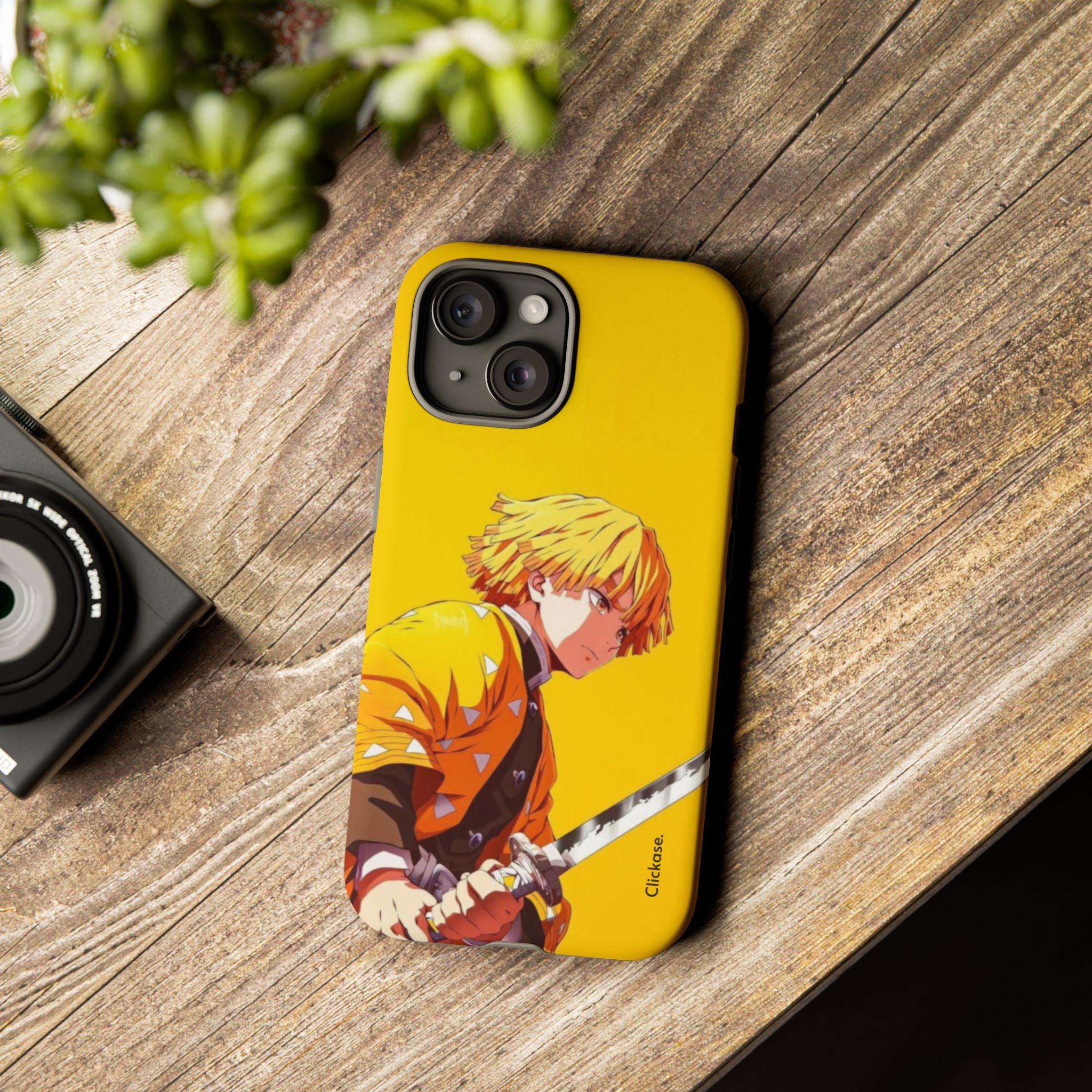 Zenitsu Agatsuma – Thunder Breathing Lightning Strike Tough Phone Case by