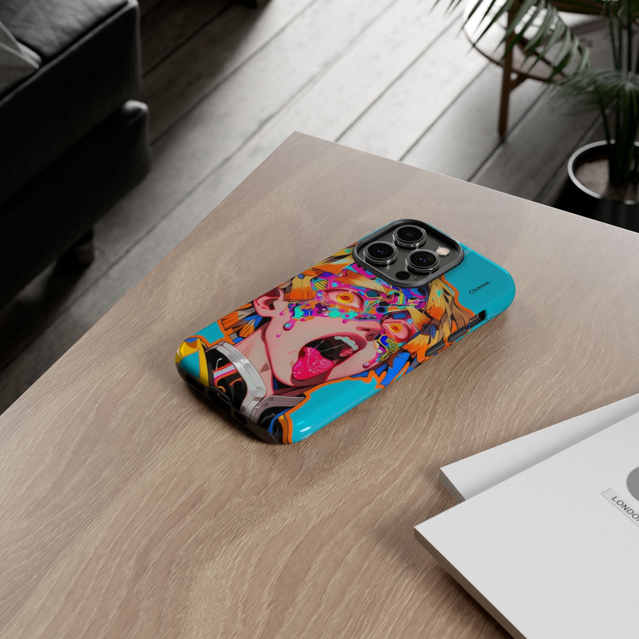 Zenitsu Agatsuma – Neon Thunder Pop Art Tough Phone Case by
