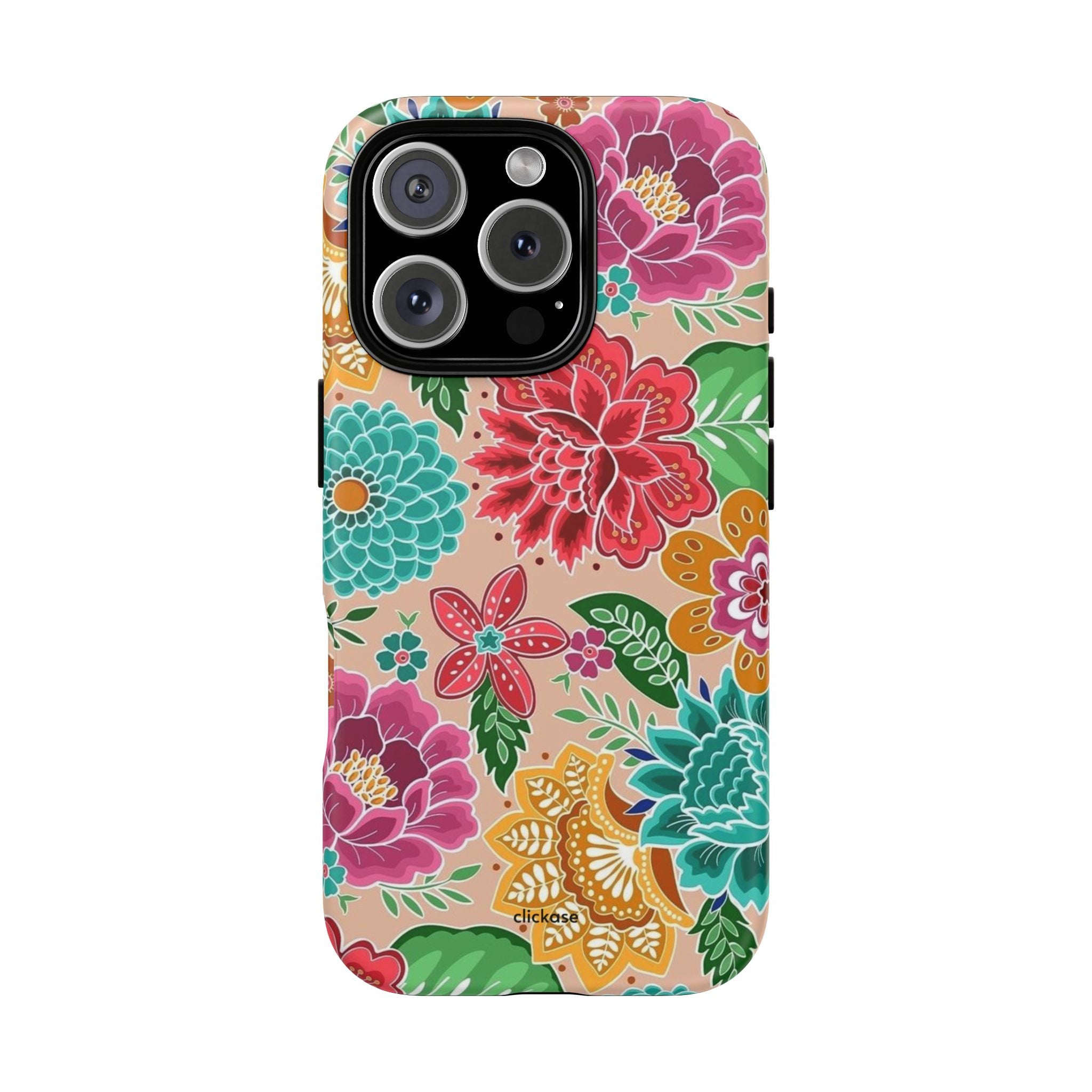 Cute Floral Design Tough Phone Case by