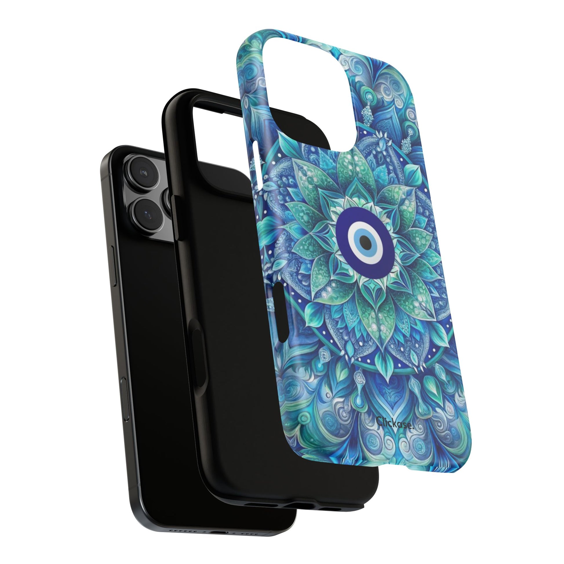 Mandala Design Blue Eye Pattern Tough Phone Case by