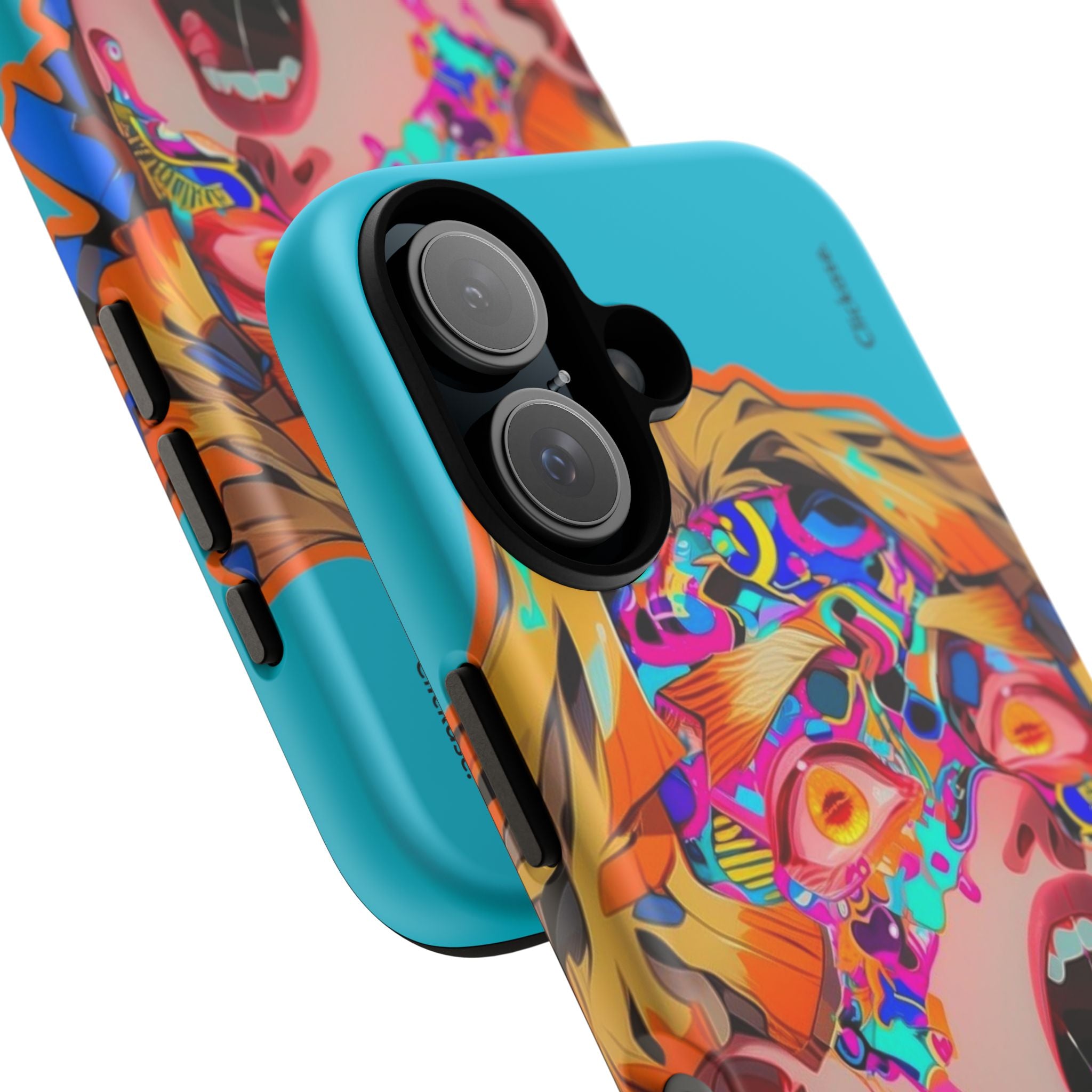 Zenitsu Agatsuma – Neon Thunder Pop Art Tough Phone Case by