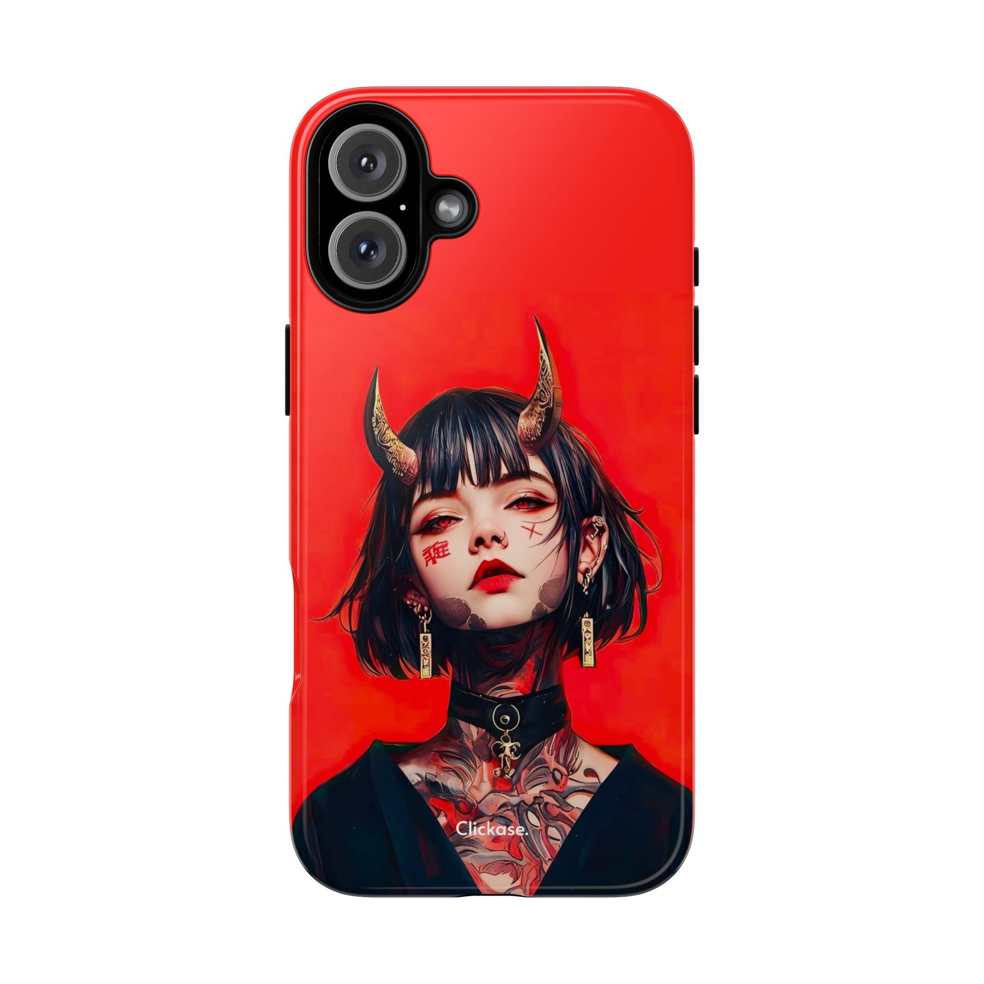 Stylish Phone Case with Edgy Design, Unique Phone Cover, Gothic Aesthetic Accessories, Trendy Cell Phone Case, Perfect Gift for Teens by