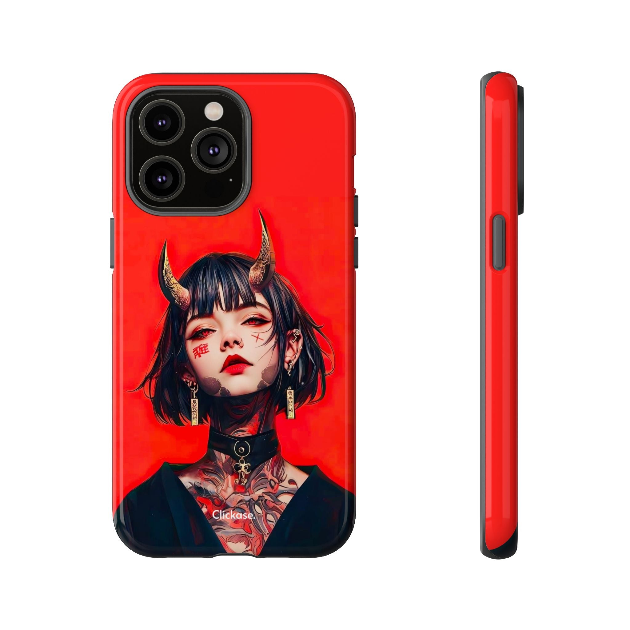 Stylish Phone Case with Edgy Design, Unique Phone Cover, Gothic Aesthetic Accessories, Trendy Cell Phone Case, Perfect Gift for Teens by