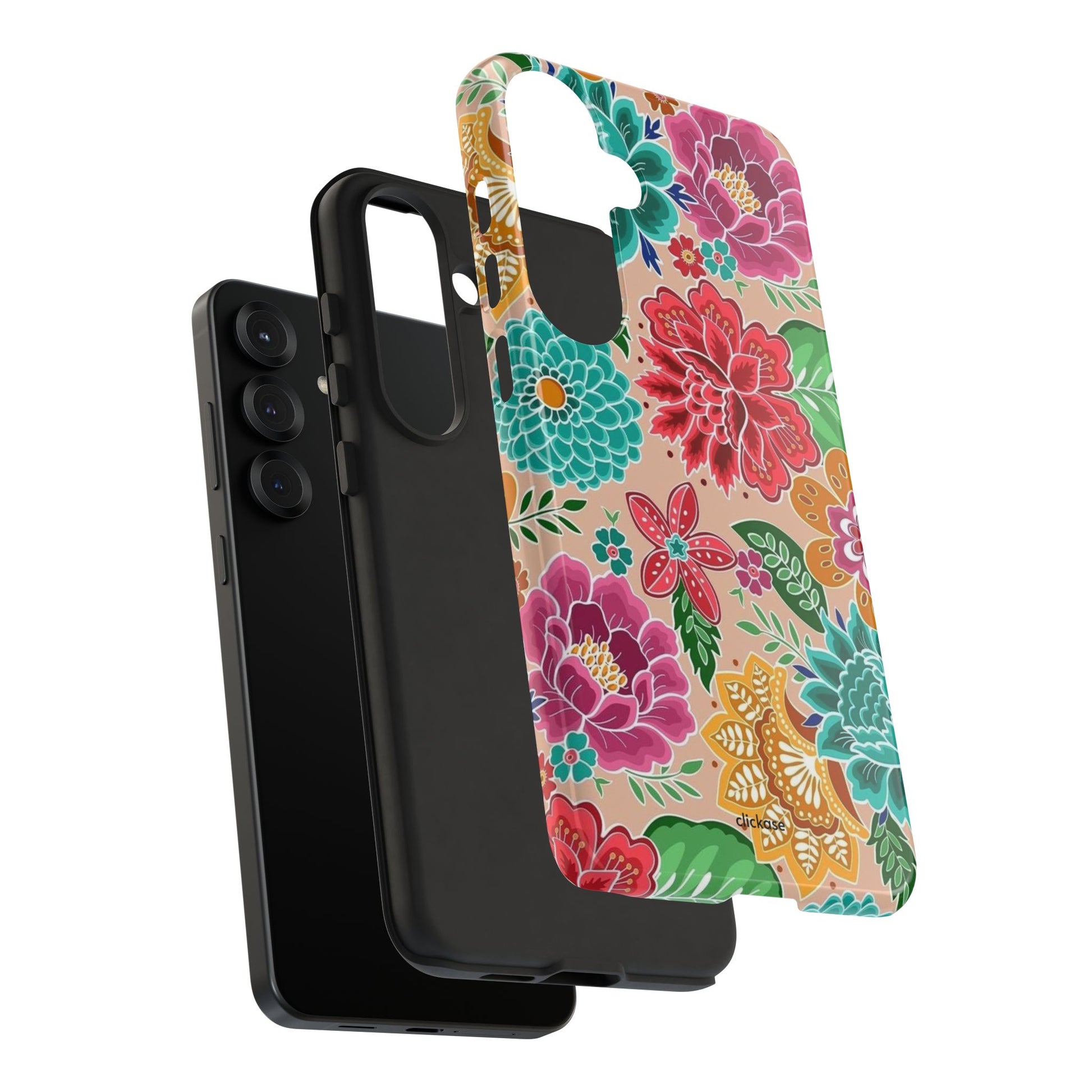 Cute Floral Design Tough Phone Case by