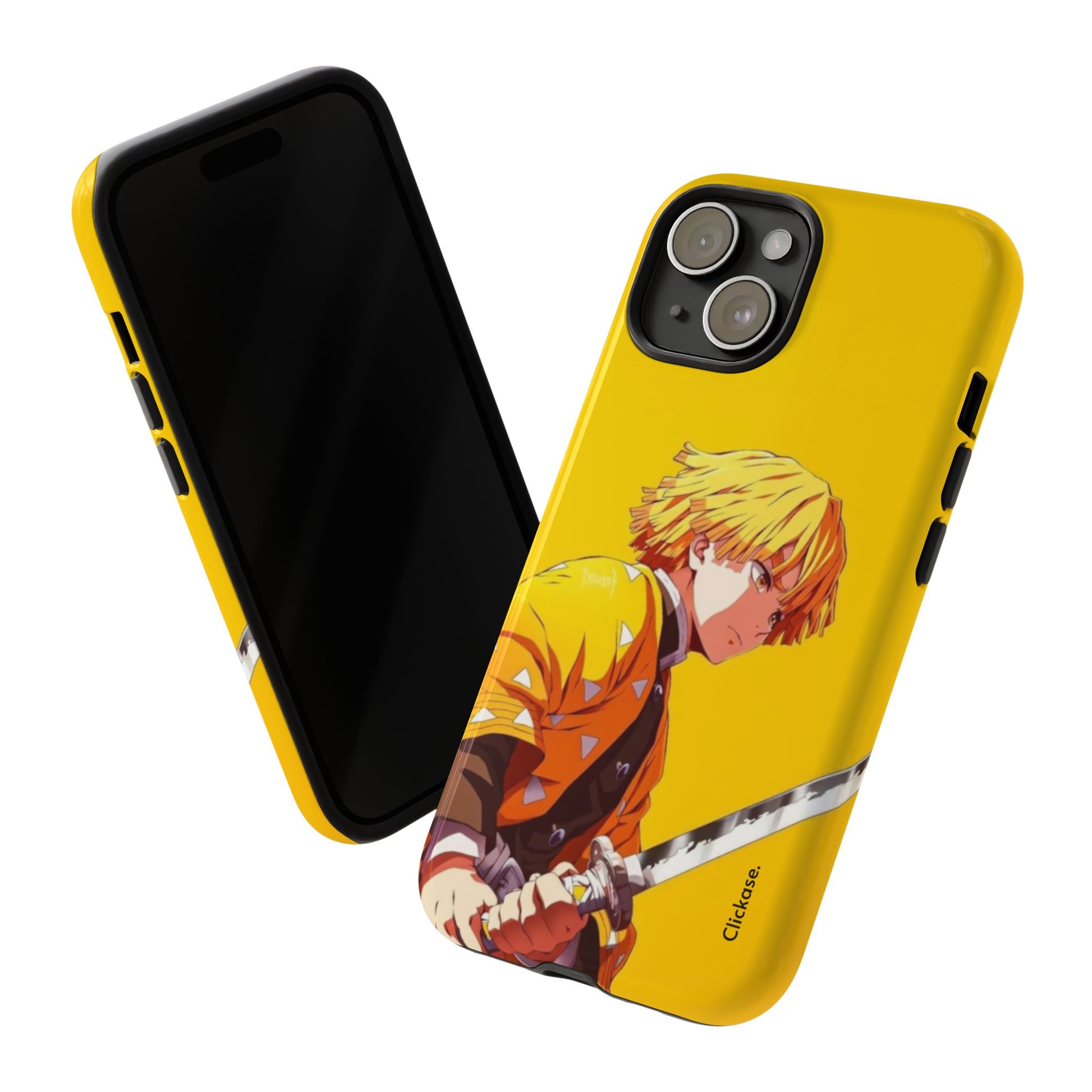 Zenitsu Agatsuma – Thunder Breathing Lightning Strike Tough Phone Case by