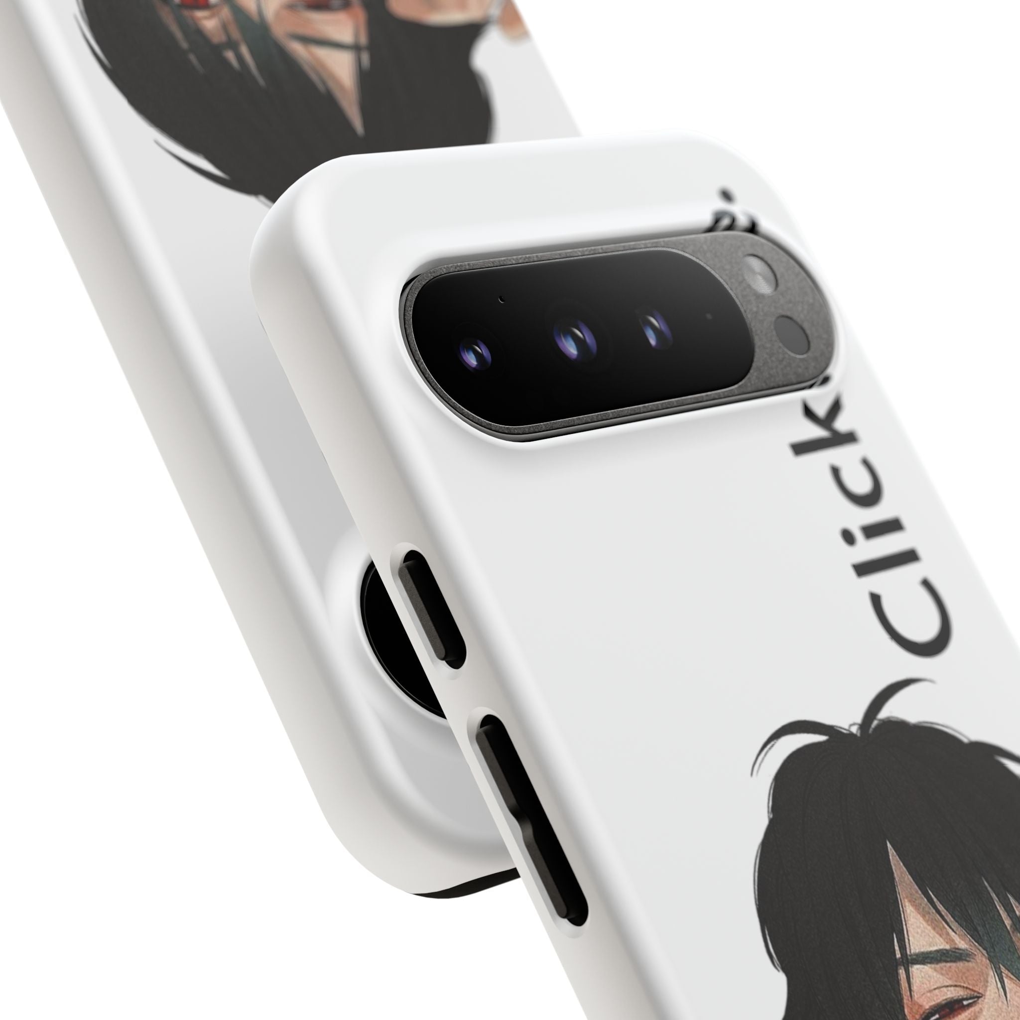 Edgy Anime Rebel Character - Tough Phone Case by