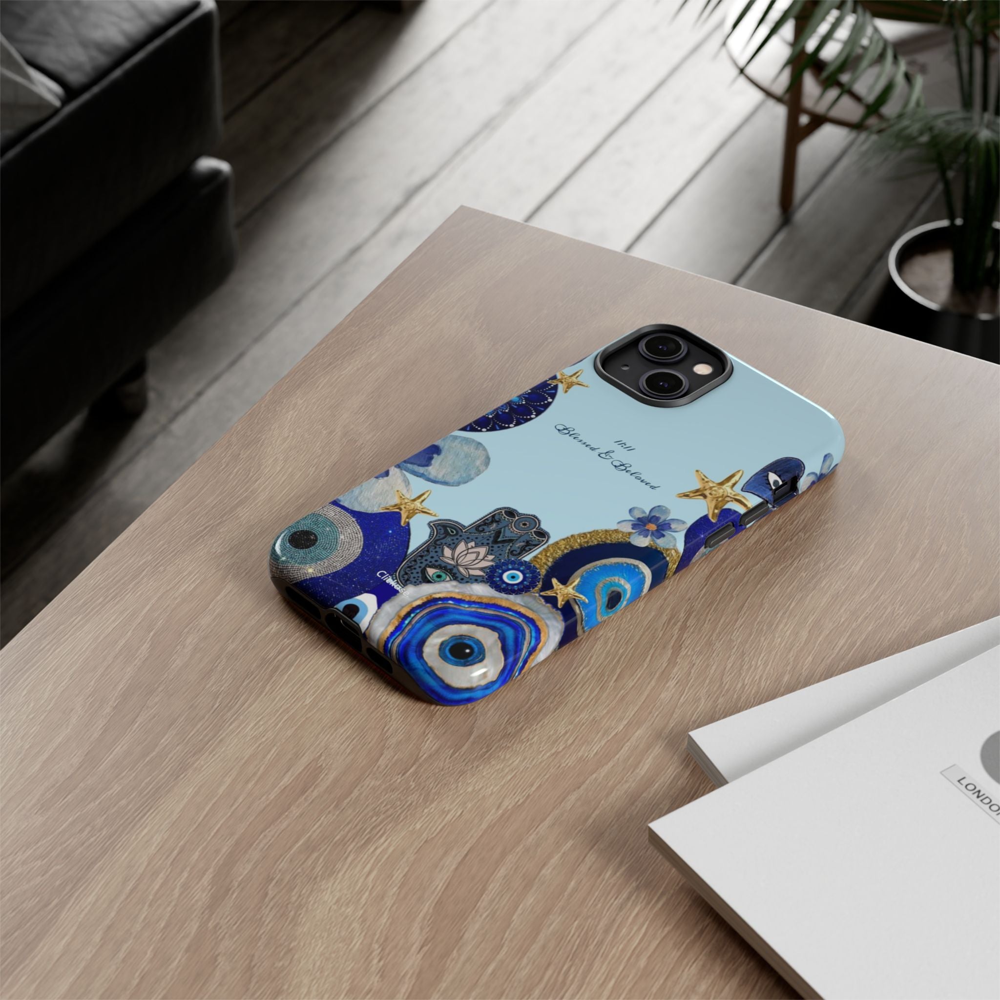 Hamsa Ocean-Inspired Tough Phone Case by