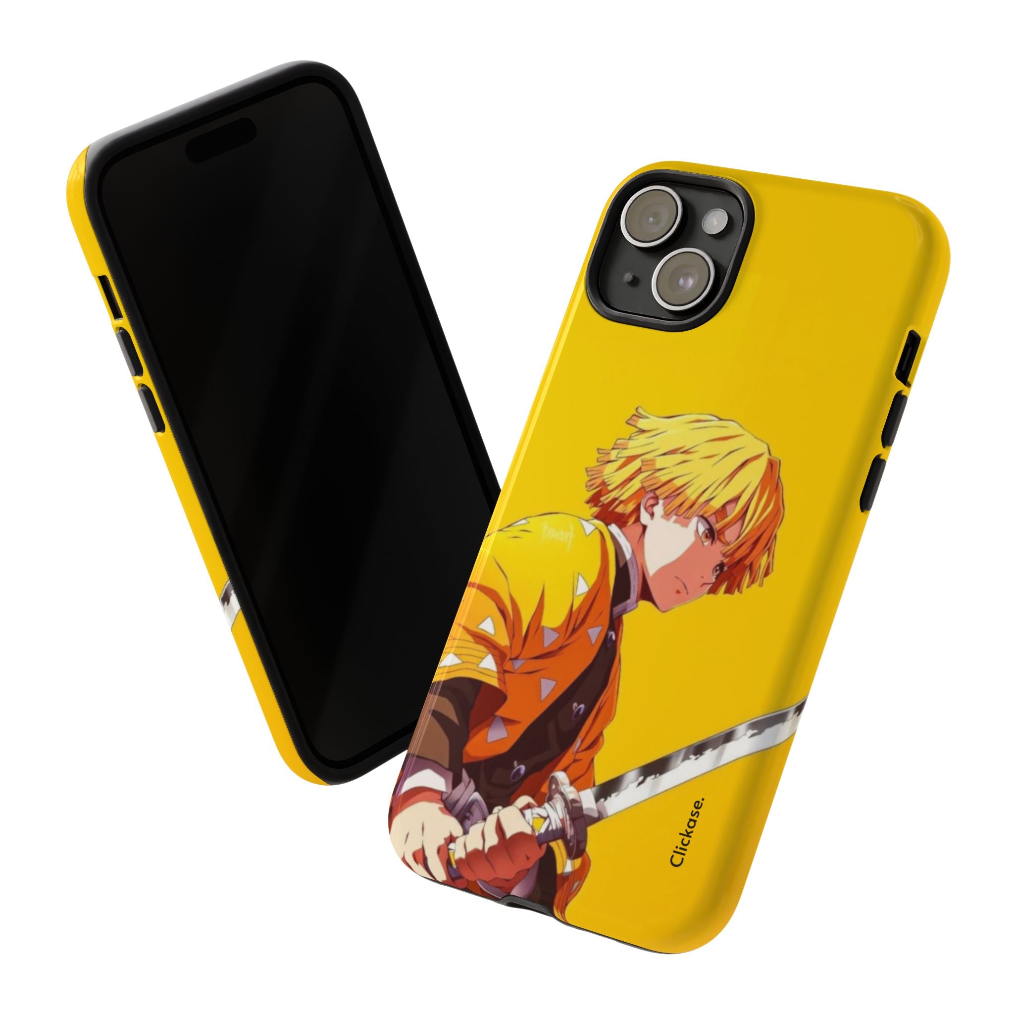 Zenitsu Agatsuma – Thunder Breathing Lightning Strike Tough Phone Case by