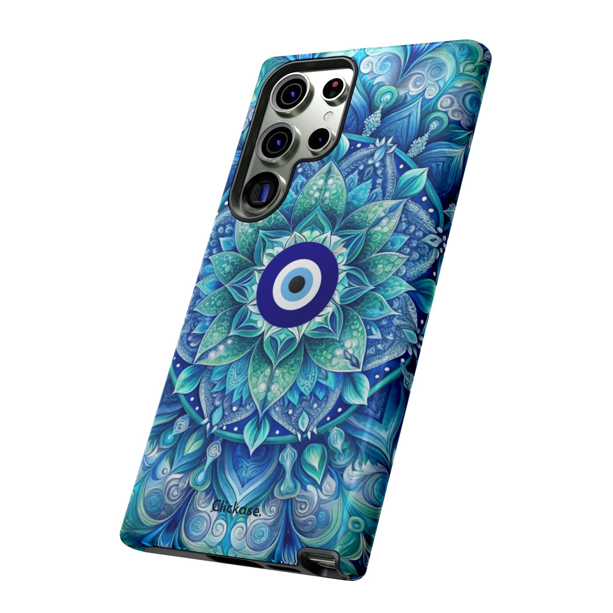 Mandala Design Blue Eye Pattern Tough Phone Case by
