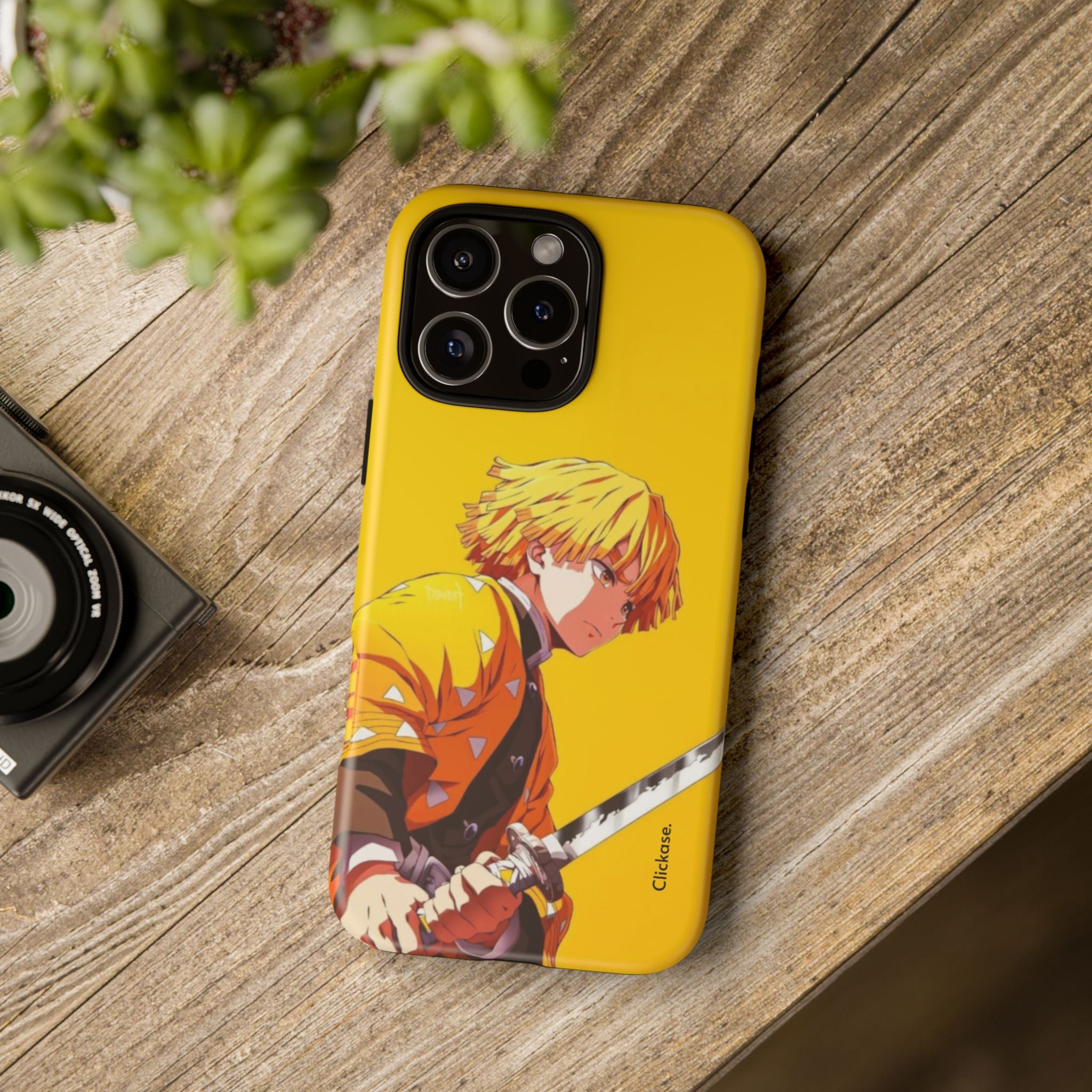 Zenitsu Agatsuma – Thunder Breathing Lightning Strike Tough Phone Case by
