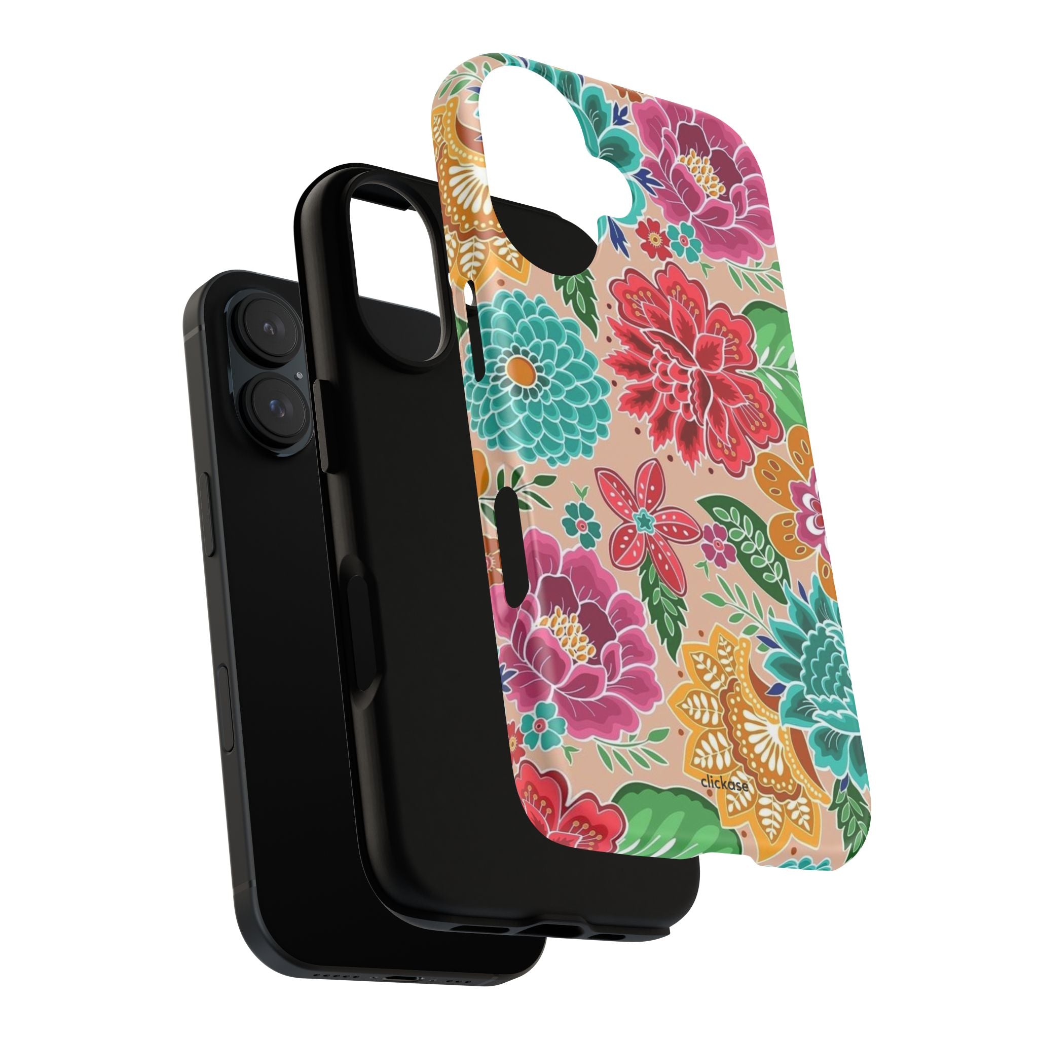 Cute Floral Design Tough Phone Case by