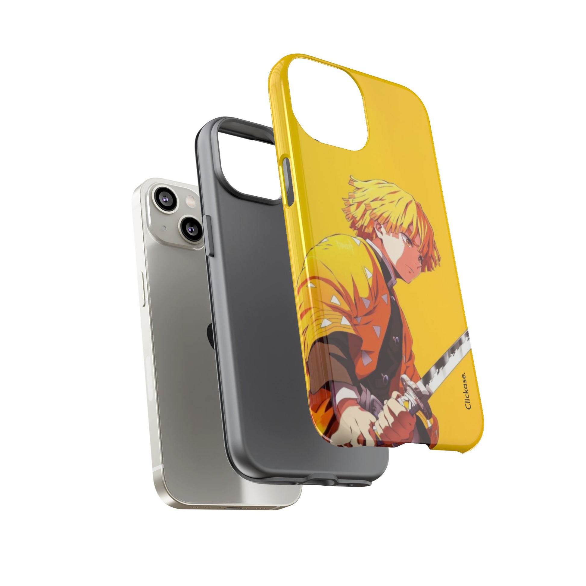 Zenitsu Agatsuma – Thunder Breathing Lightning Strike Tough Phone Case by