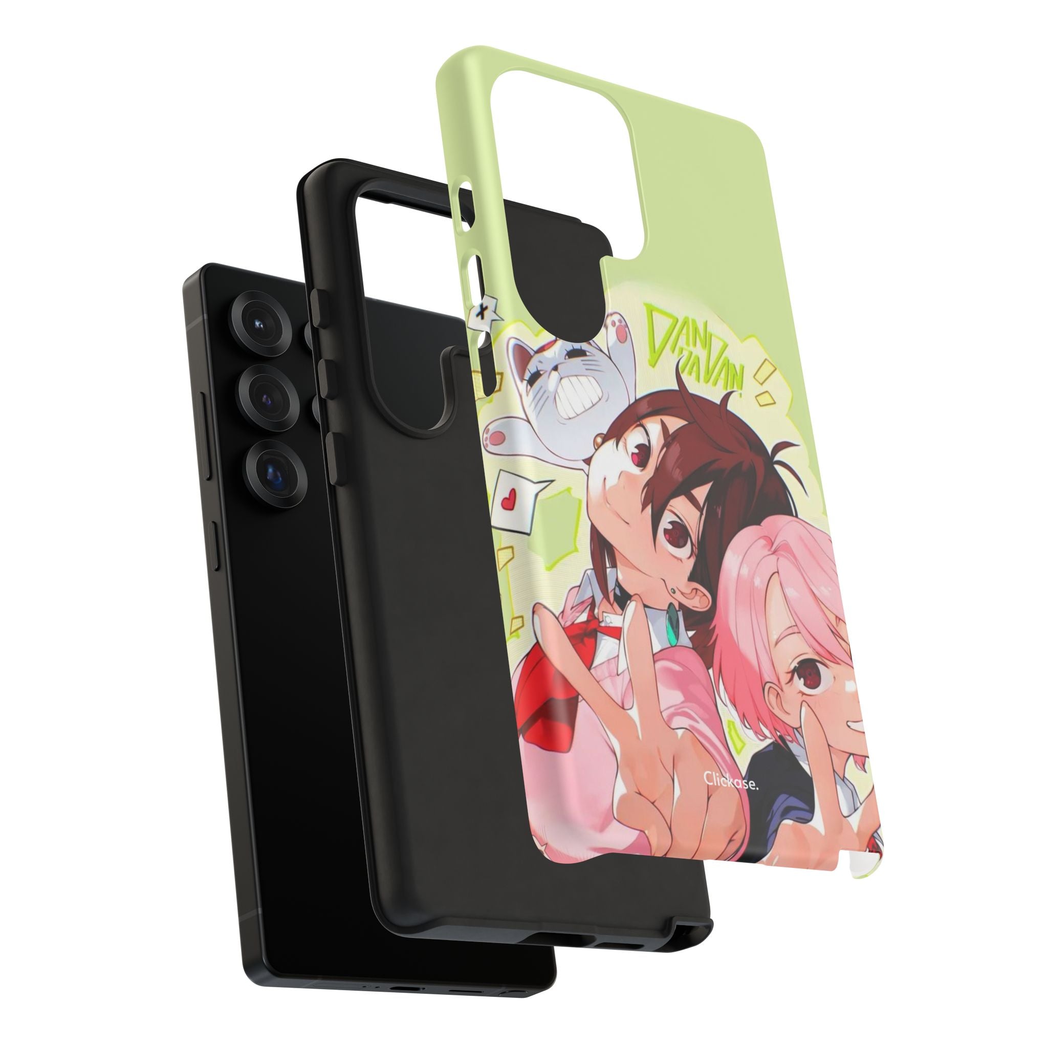 Momo & Aira - Dan Da Dan Tough Phone CasePhone CaseClickase®Momo & Aira