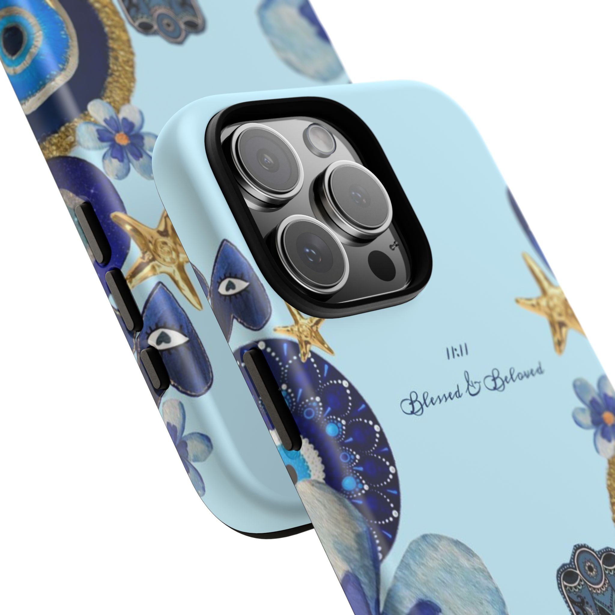 Hamsa Ocean-Inspired Tough Phone Case by