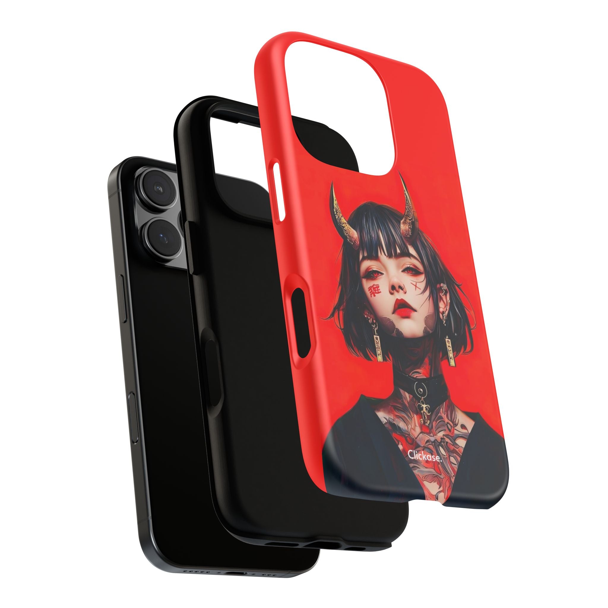Stylish Phone Case with Edgy Design, Unique Phone Cover, Gothic Aesthetic Accessories, Trendy Cell Phone Case, Perfect Gift for Teens by
