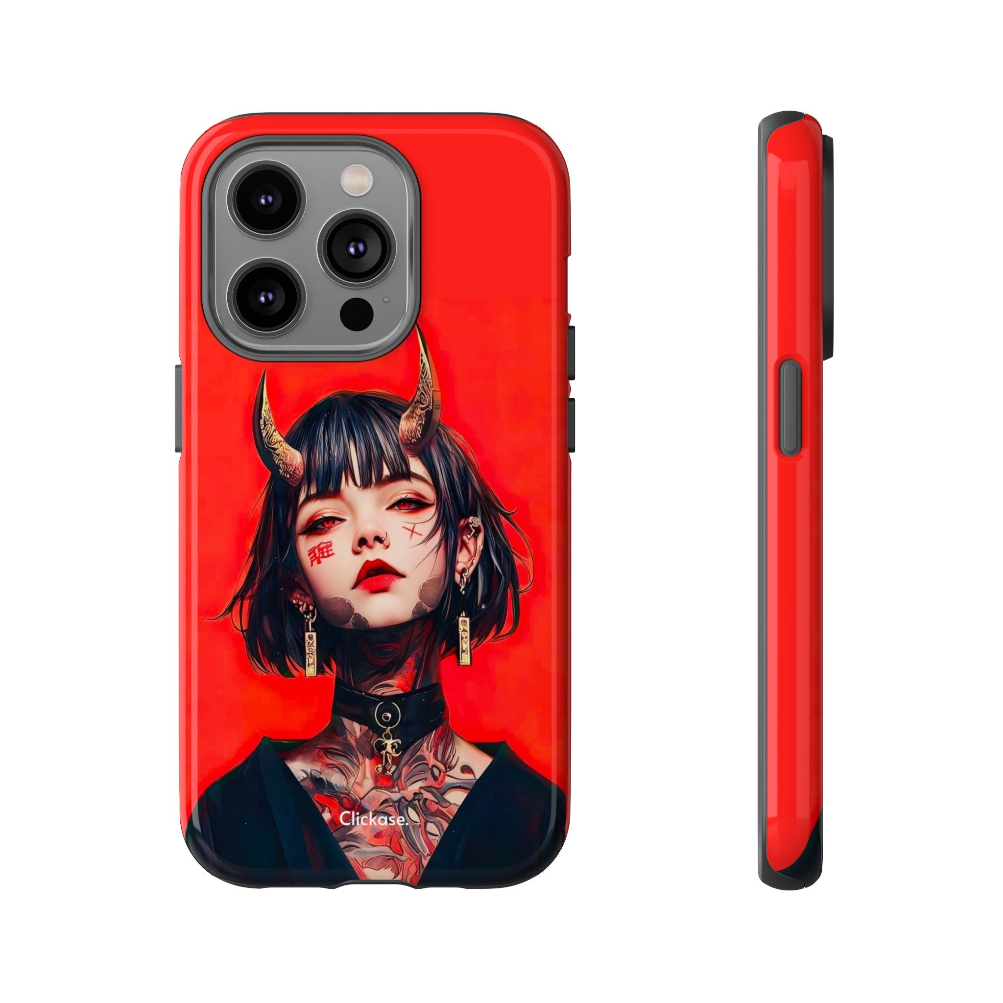 Stylish Phone Case with Edgy Design, Unique Phone Cover, Gothic Aesthetic Accessories, Trendy Cell Phone Case, Perfect Gift for Teens by