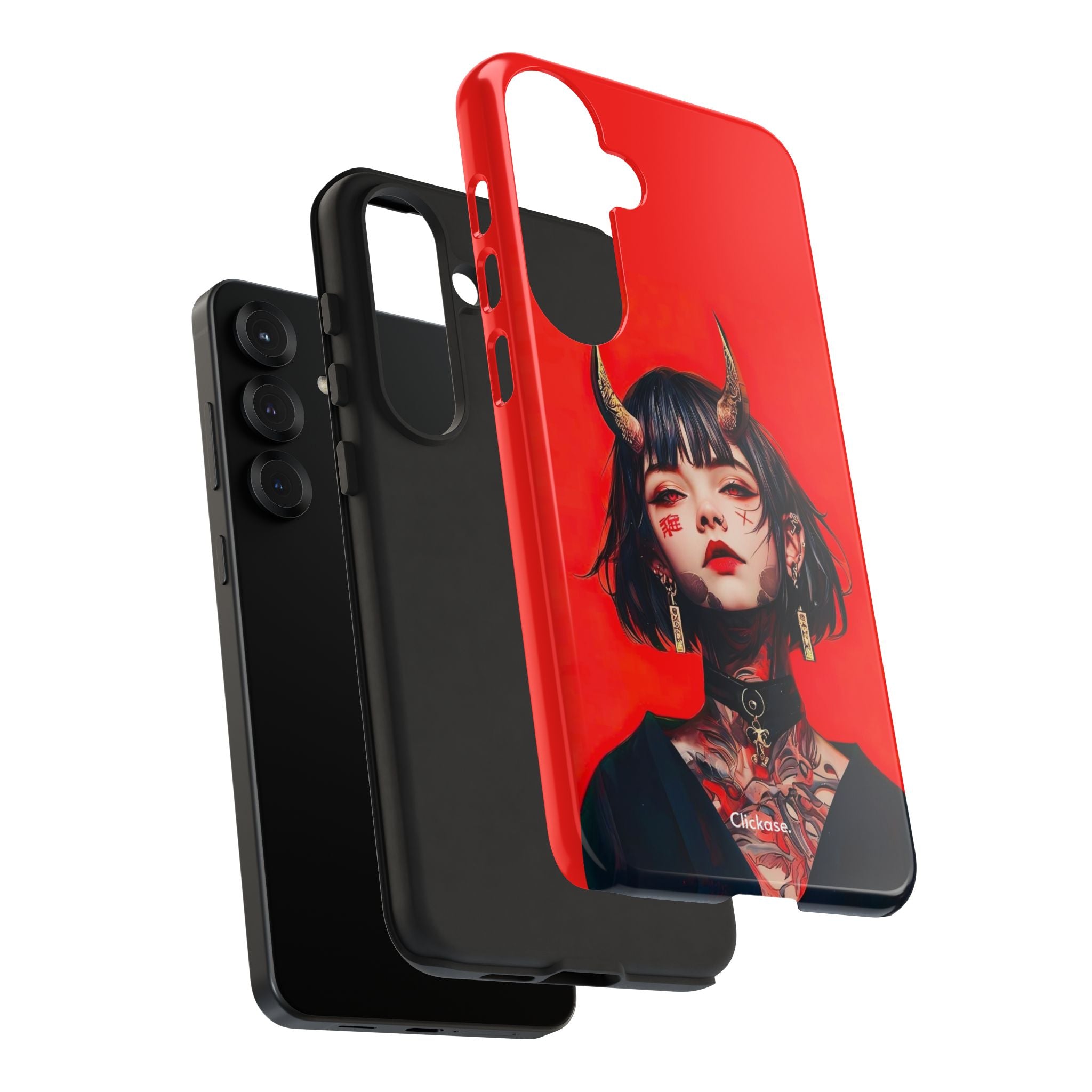 Stylish Phone Case with Edgy Design, Unique Phone Cover, Gothic Aesthetic Accessories, Trendy Cell Phone Case, Perfect Gift for Teens by