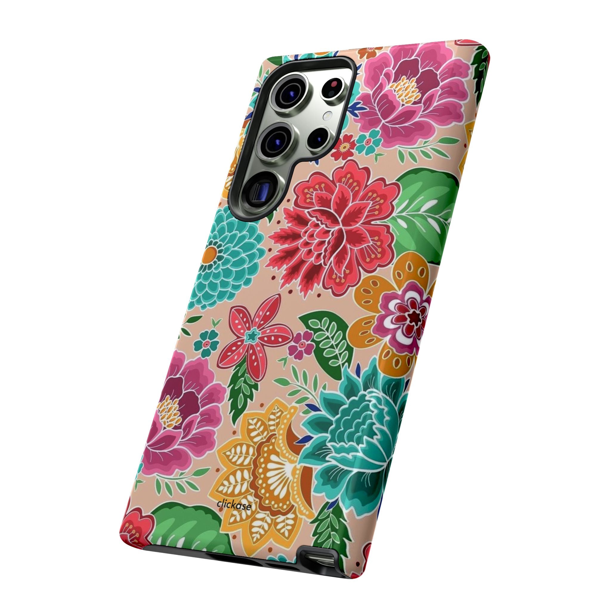 Cute Floral Design Tough Phone Case by