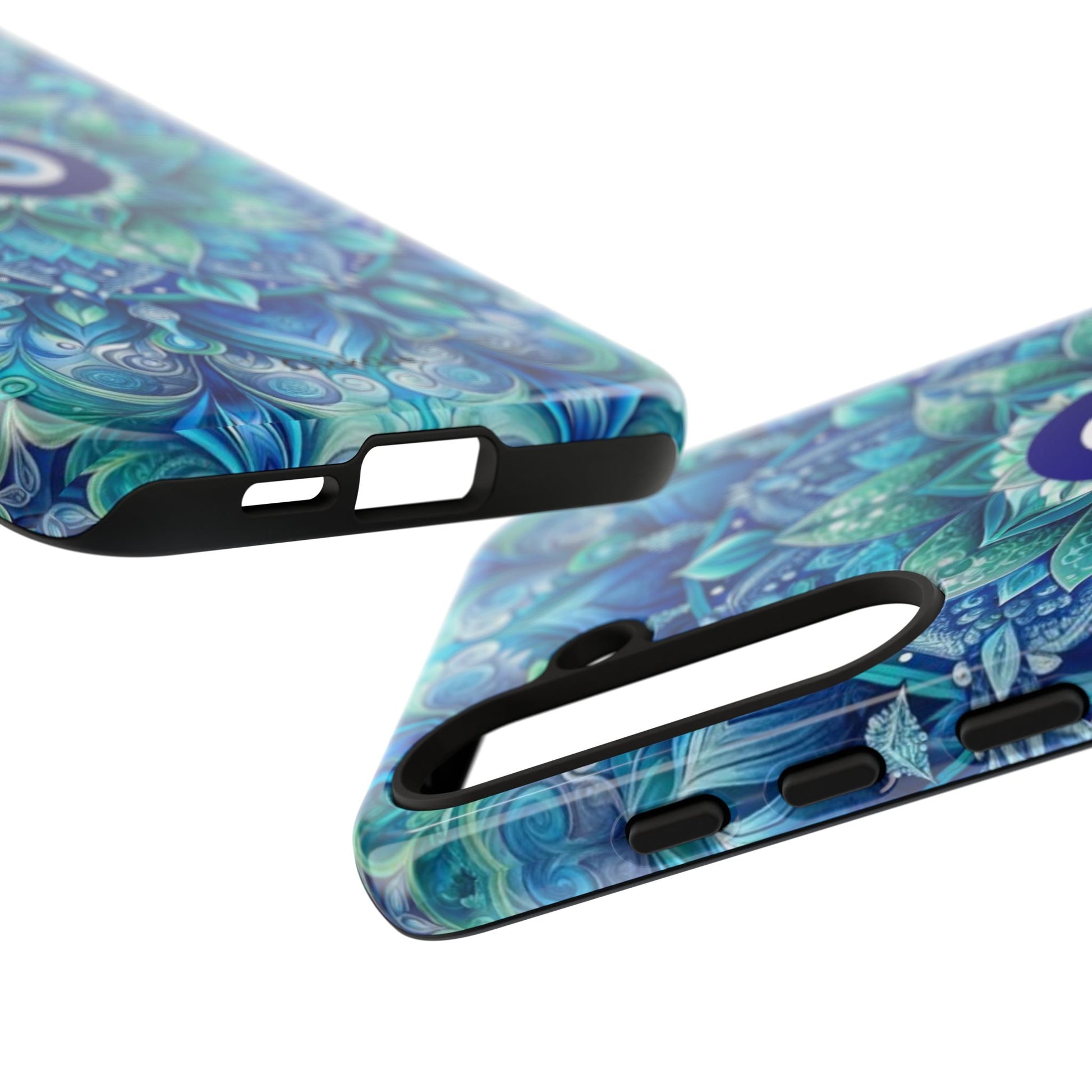 Mandala Design Blue Eye Pattern Tough Phone Case by