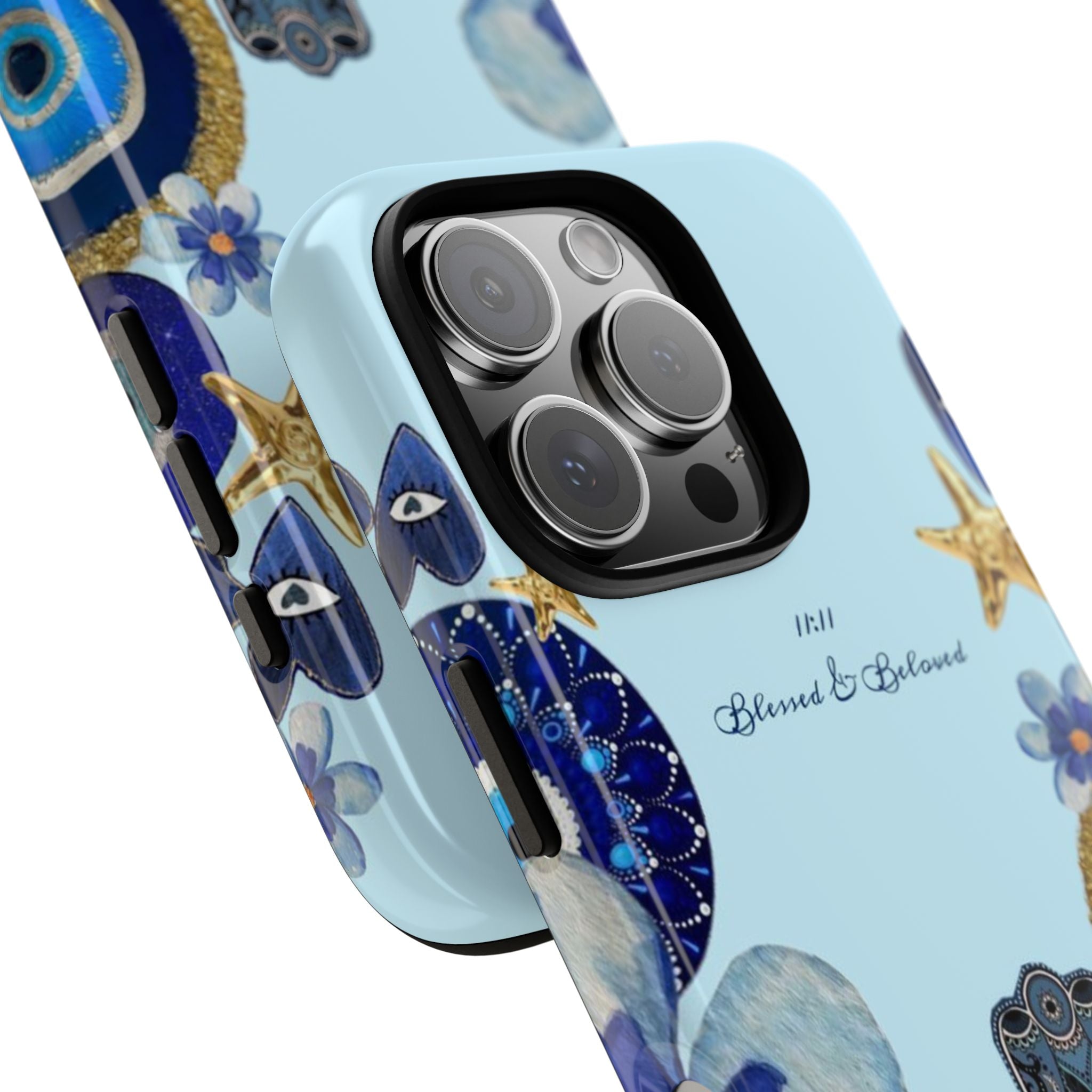 Hamsa Ocean-Inspired Tough Phone Case by