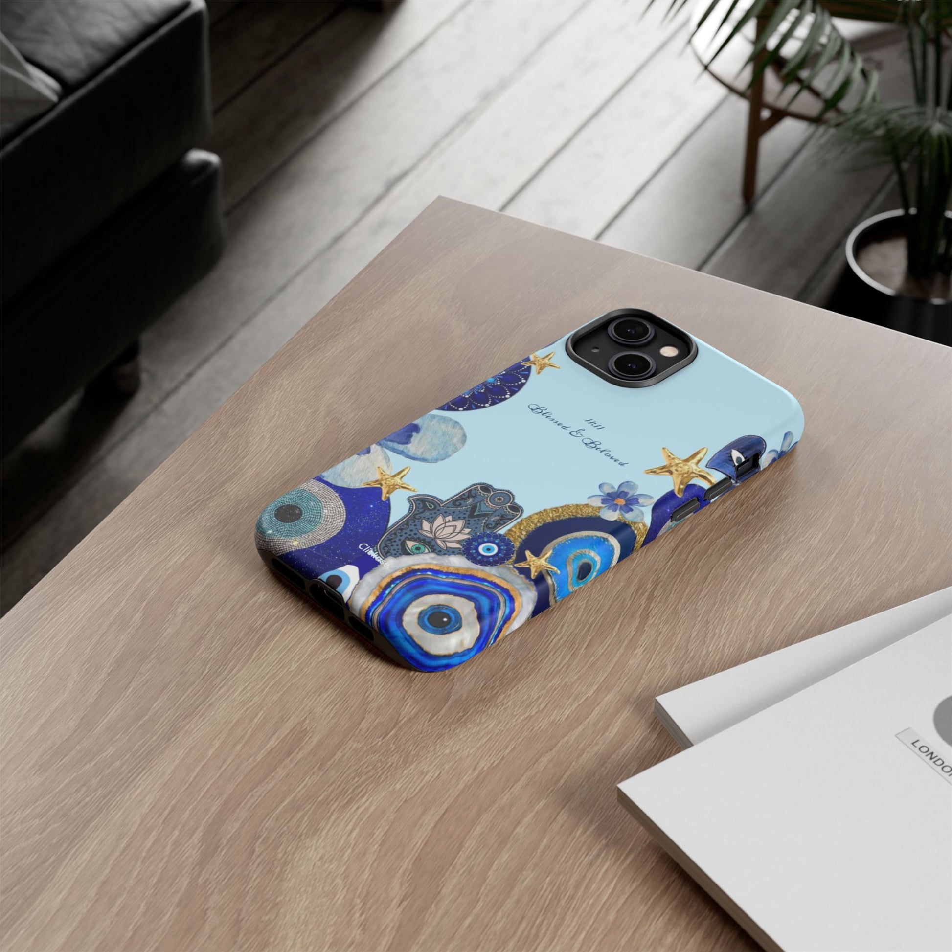 Hamsa Ocean-Inspired Tough Phone Case by