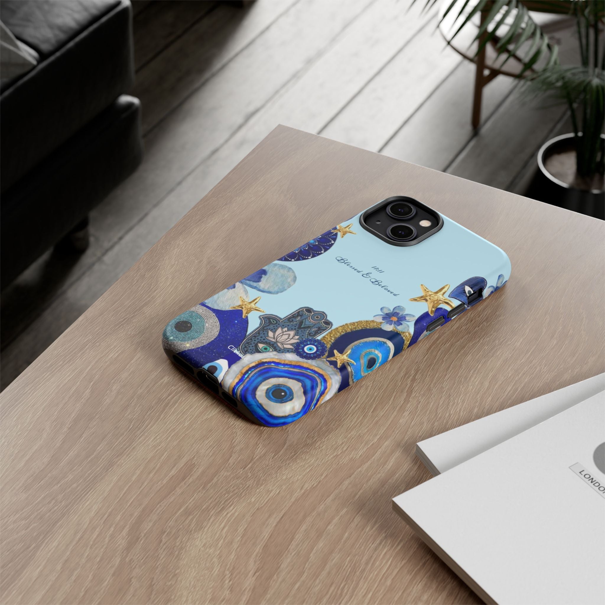Hamsa Ocean-Inspired Tough Phone Case by