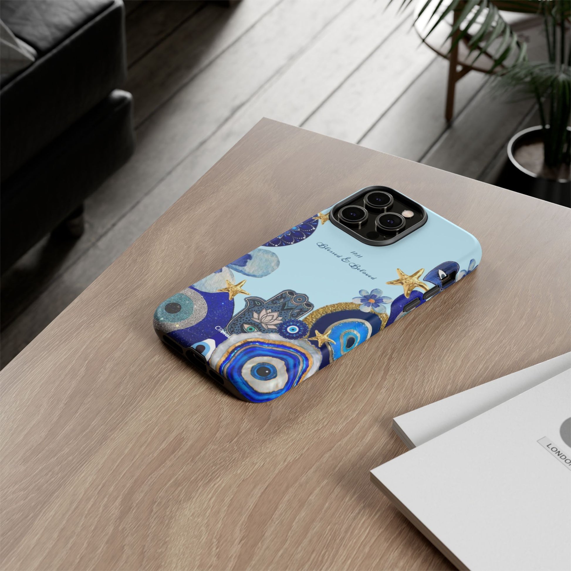 Hamsa Ocean-Inspired Tough Phone Case by