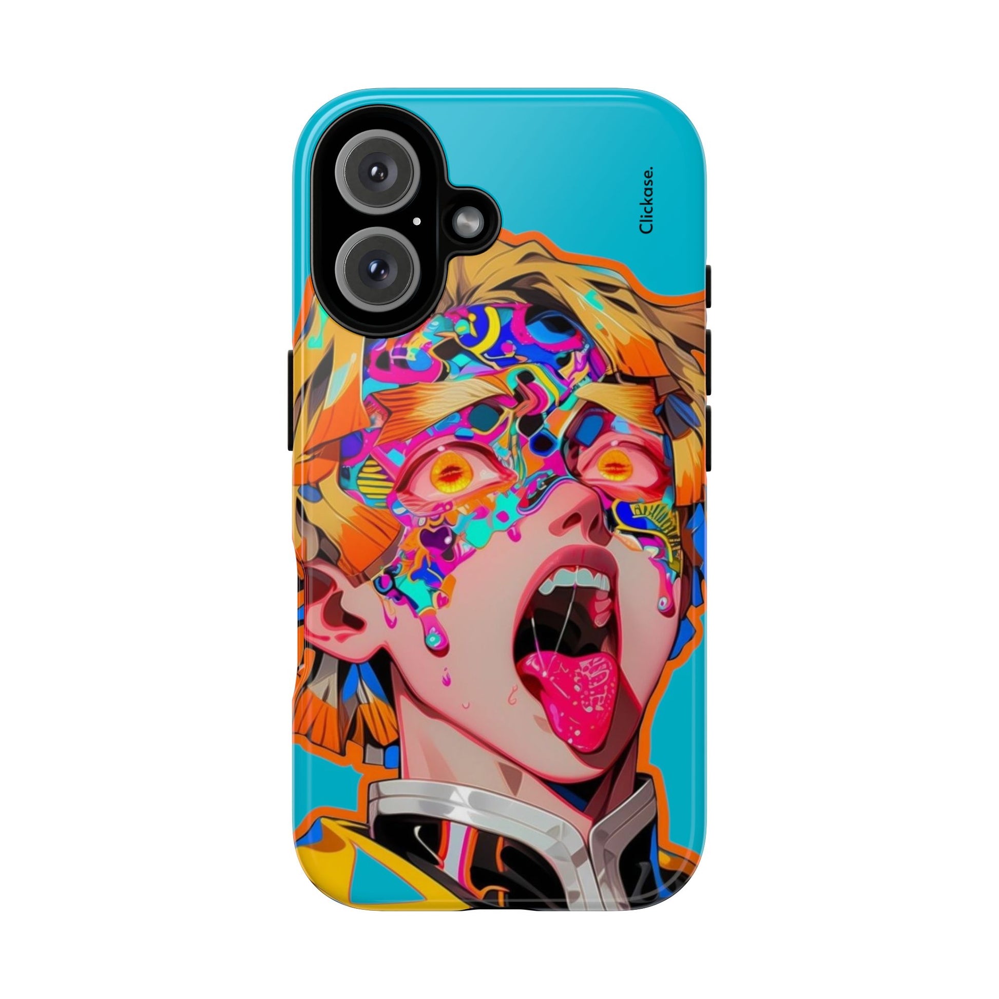 Zenitsu Agatsuma – Neon Thunder Pop Art Tough Phone Case by