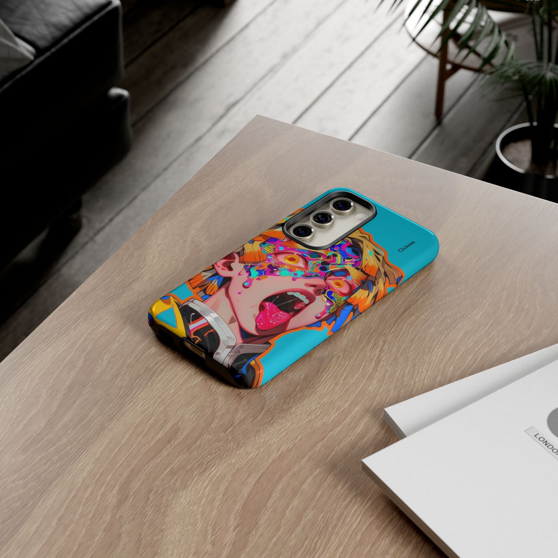 Zenitsu Agatsuma – Neon Thunder Pop Art Tough Phone Case by