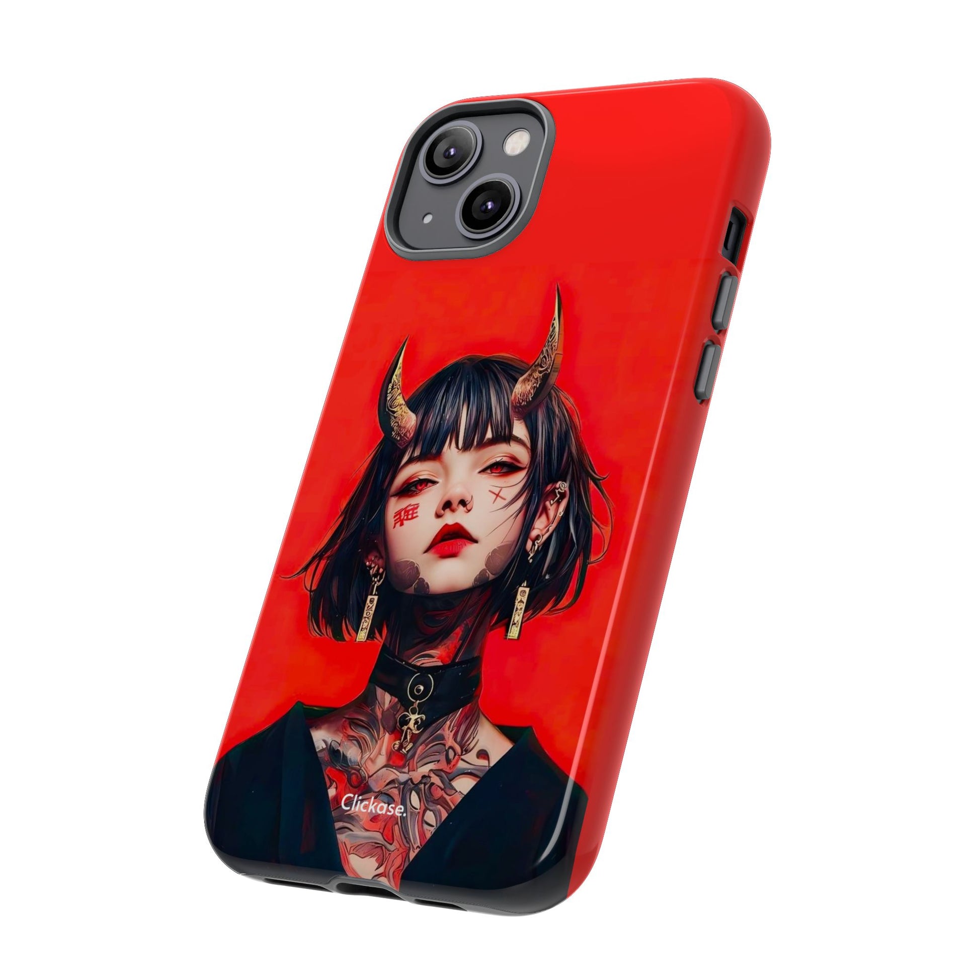 Stylish Phone Case with Edgy Design, Unique Phone Cover, Gothic Aesthetic Accessories, Trendy Cell Phone Case, Perfect Gift for Teens by