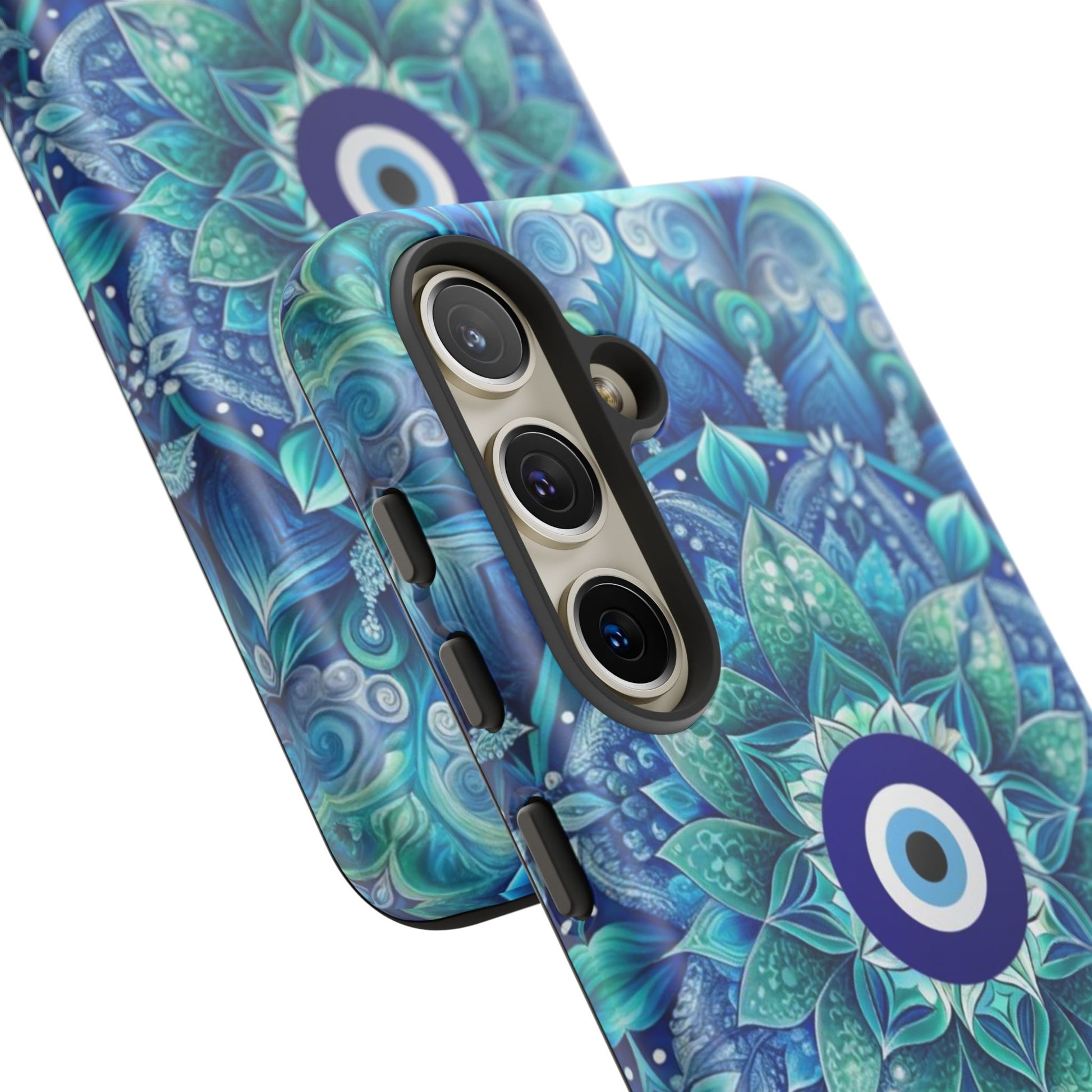 Mandala Design Blue Eye Pattern Tough Phone Case by