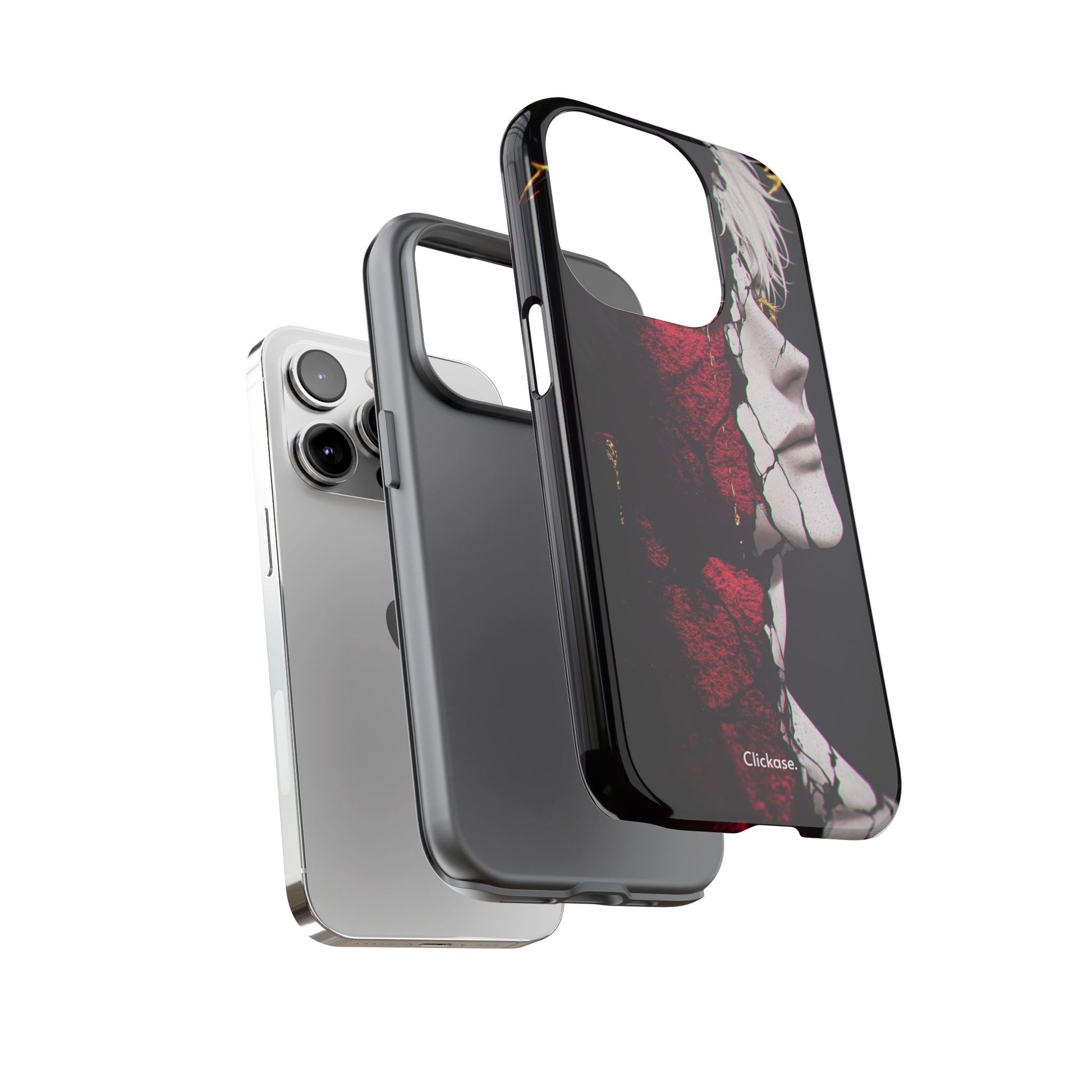 Duality Split Face Anime - Tough Phone Case by