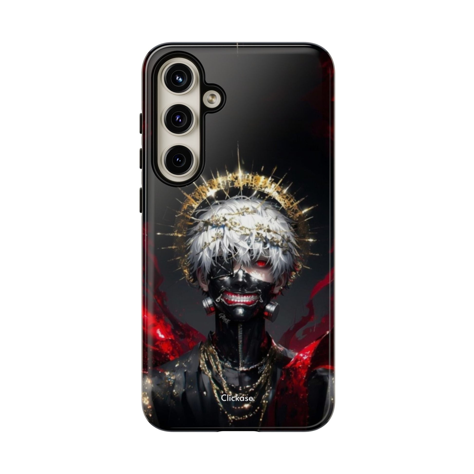 Ken Kaneki anime touch phone case with bold 3D design and durable shock-absorbing protection