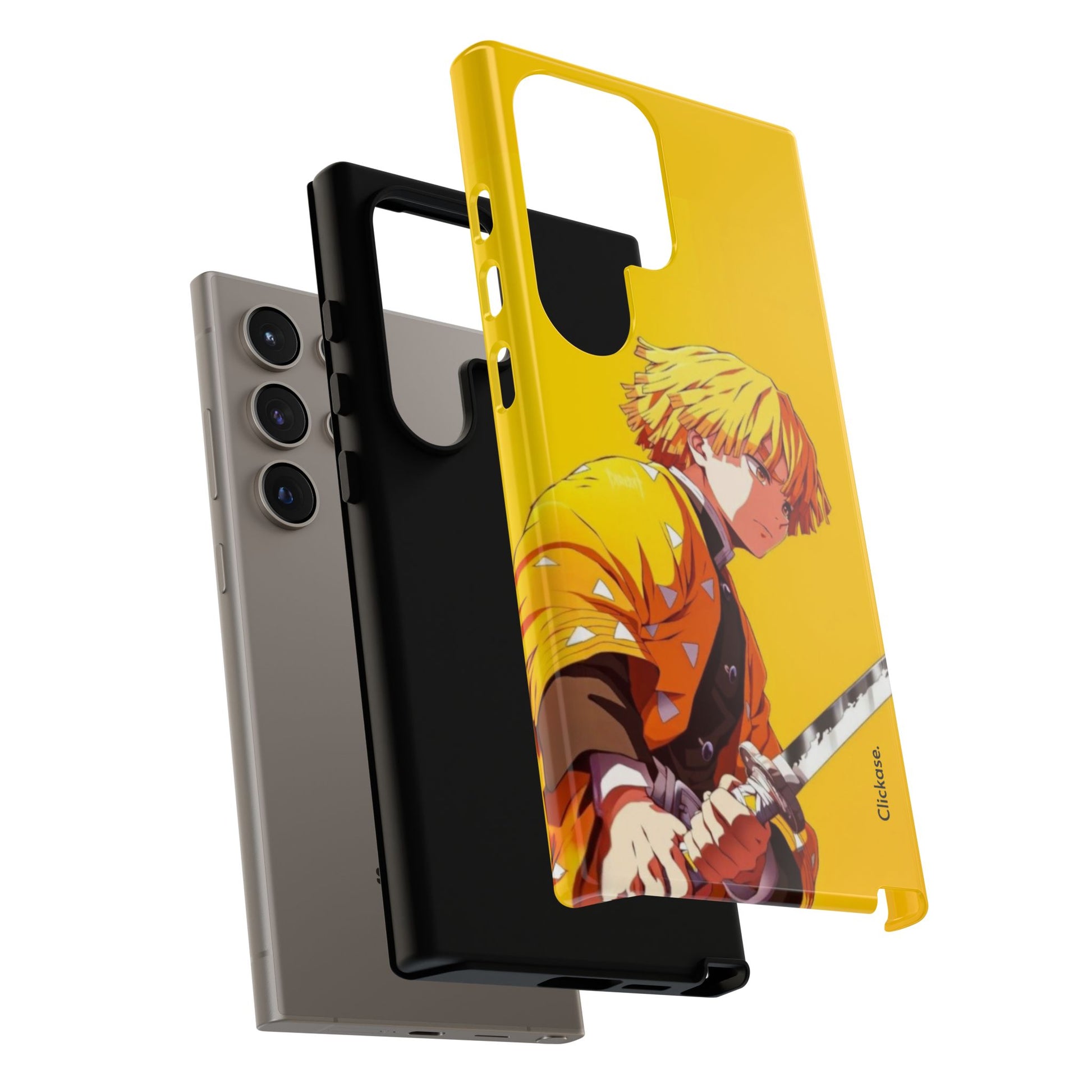 Zenitsu Agatsuma – Thunder Breathing Lightning Strike Tough Phone Case by