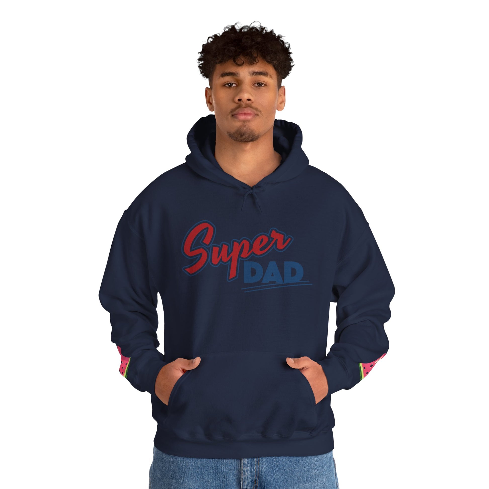 Super Dad Heart Hoodie by