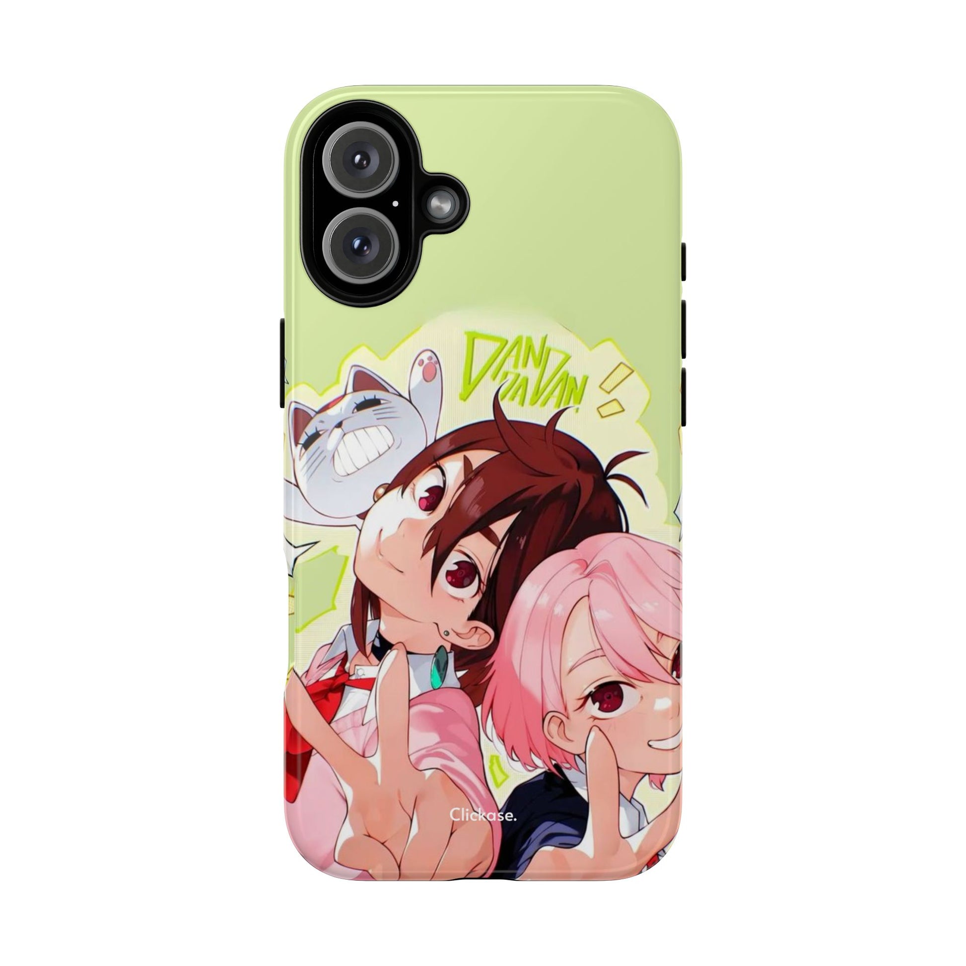 Momo & Aira - Dan Da Dan Tough Phone CasePhone CaseClickase®Momo & Aira