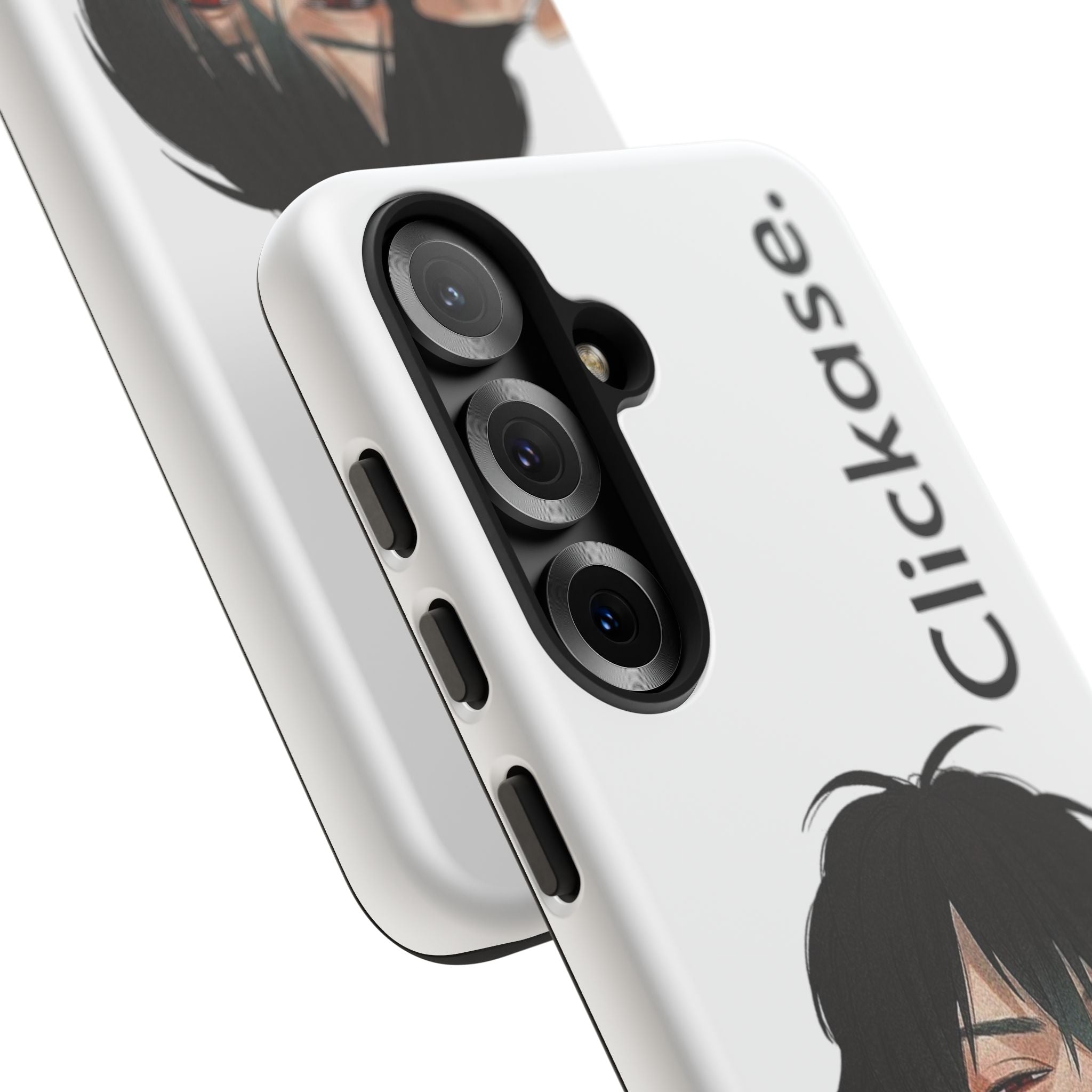 Edgy Anime Rebel Character - Tough Phone Case by