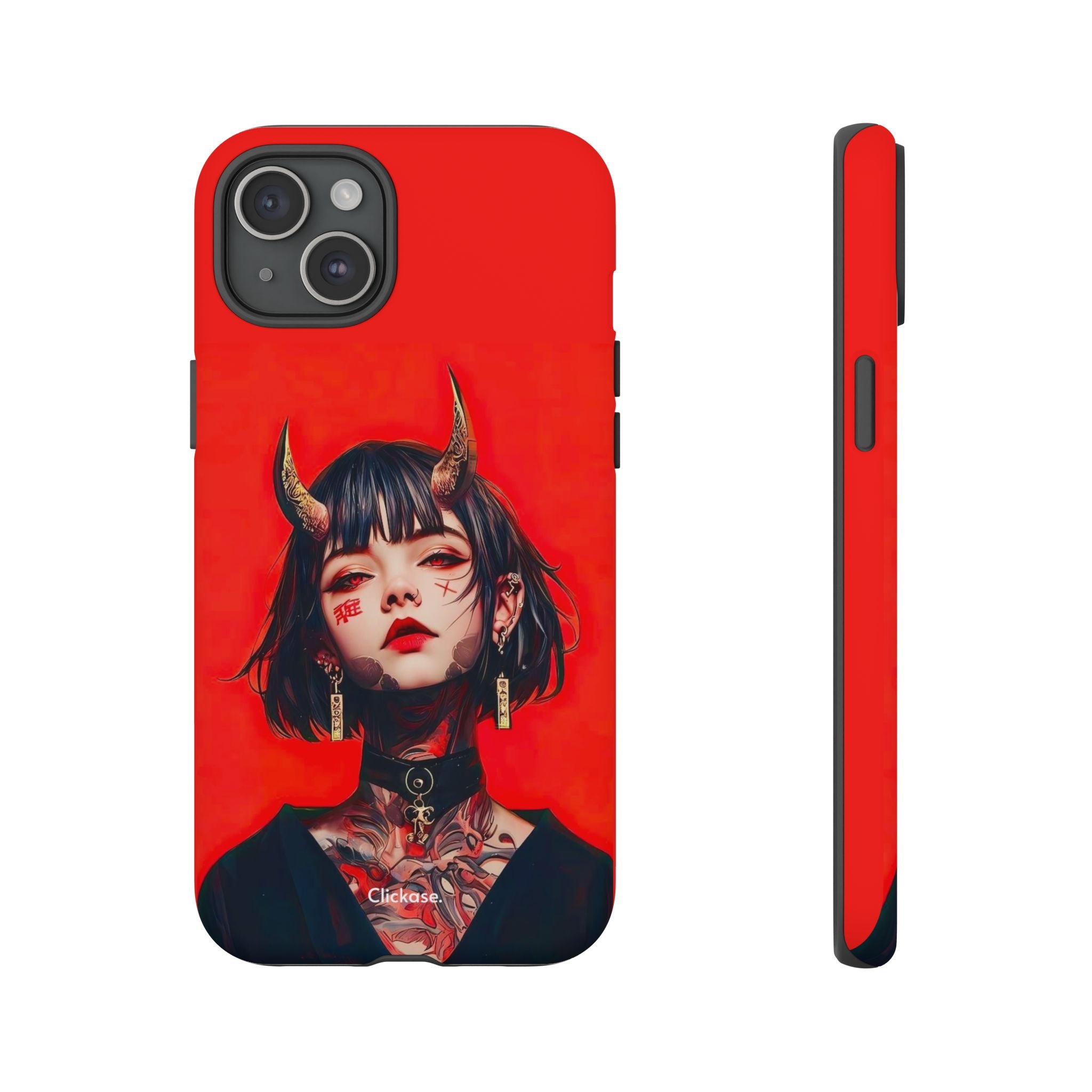 Stylish Phone Case with Edgy Design, Unique Phone Cover, Gothic Aesthetic Accessories, Trendy Cell Phone Case, Perfect Gift for Teens by