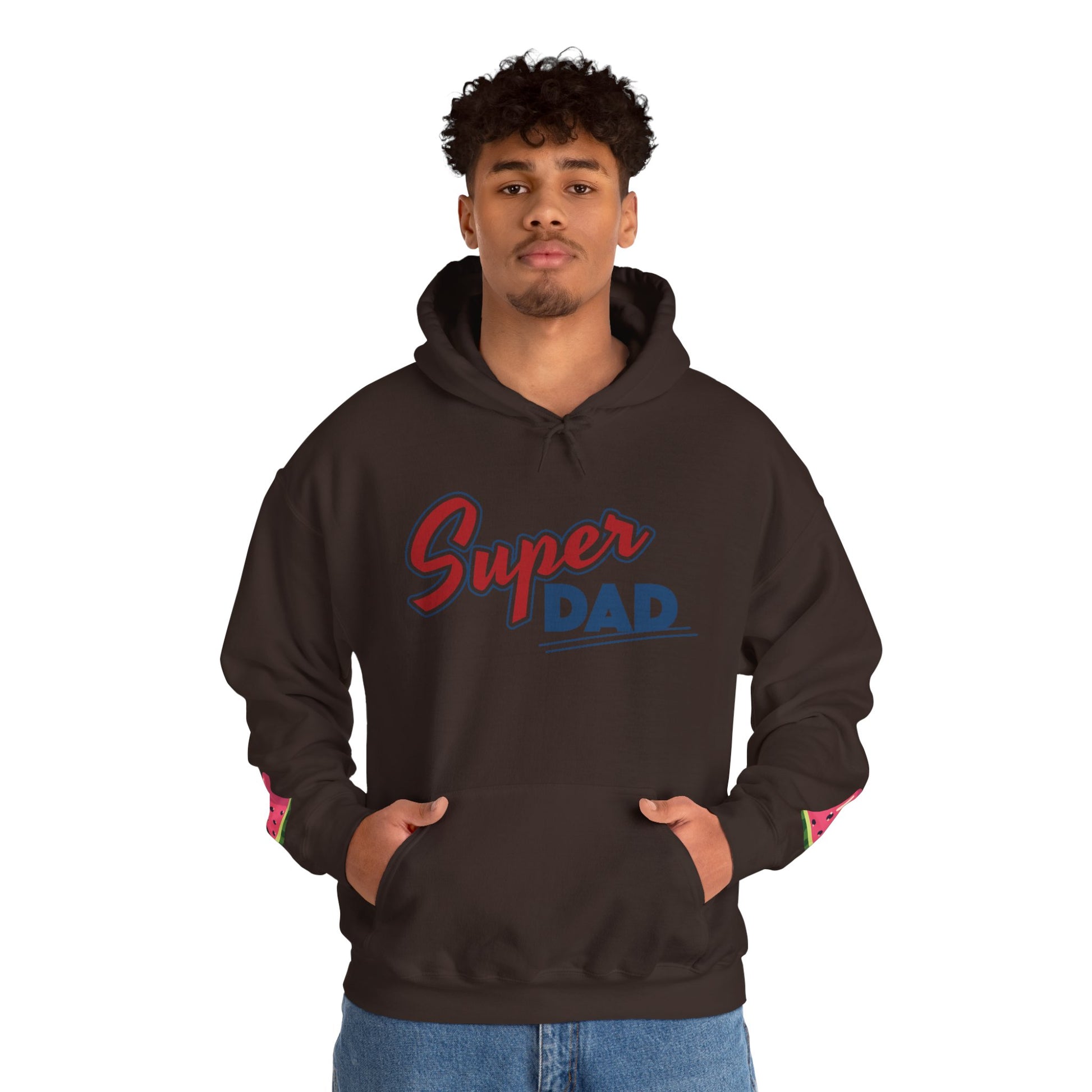 Super Dad Heart Hoodie by