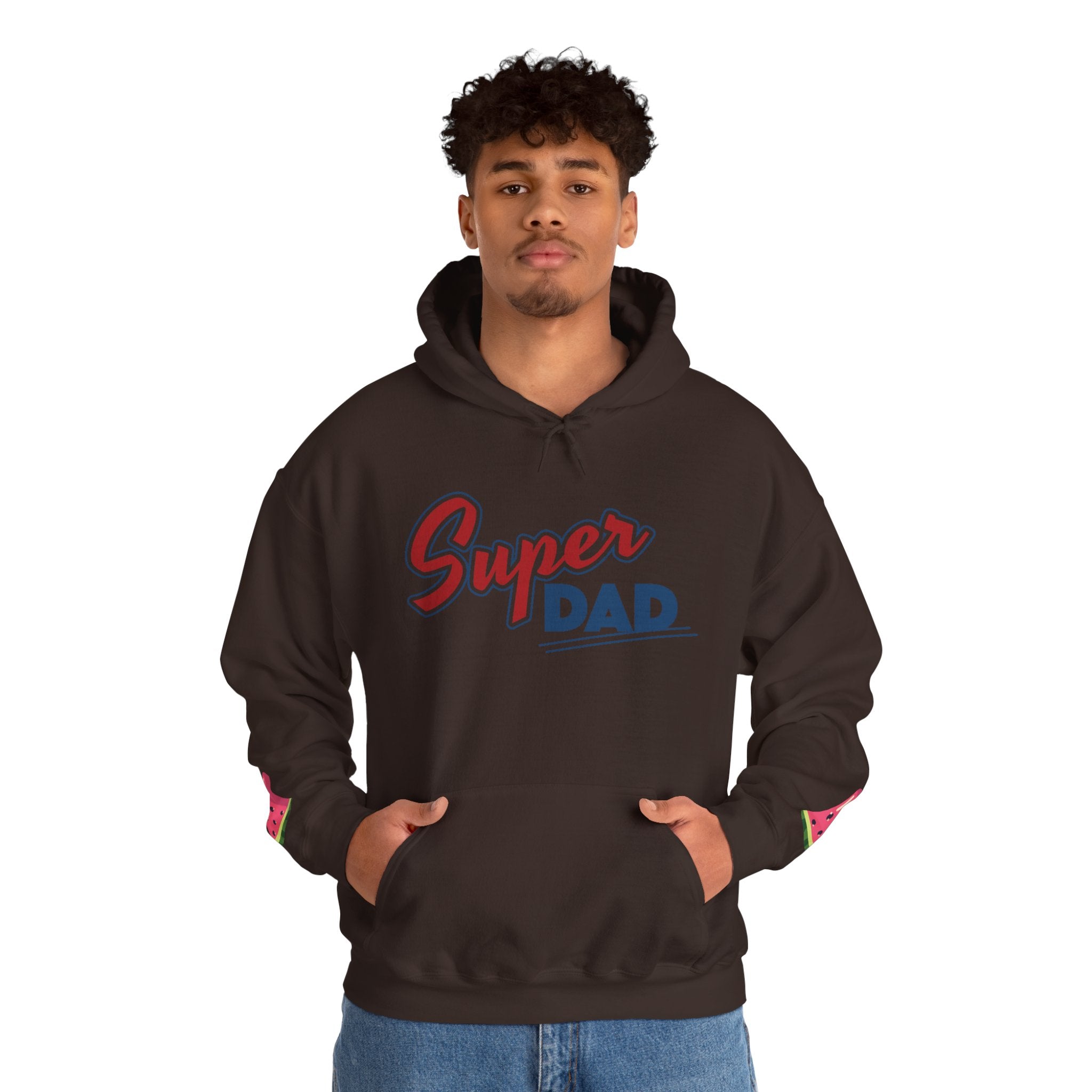 Super Dad Heart Hoodie by